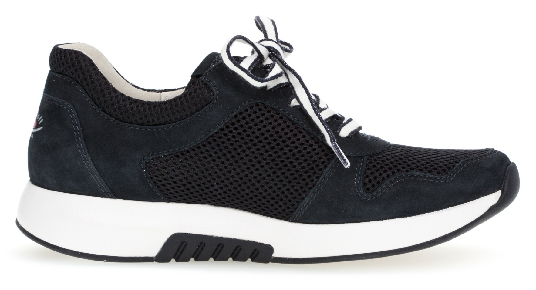 Thumbnail - rollingsoft Keilsneaker, Freizeitschuh, Halbschuh, Schnürschuh mit Logo an der Ferse