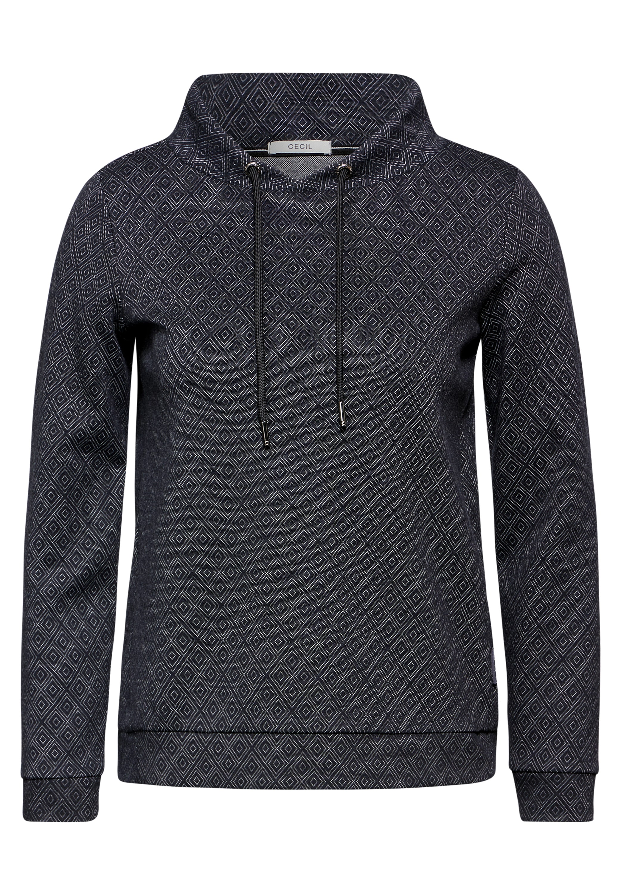 Cecil Langarmshirt, aus elastischem Materialmix