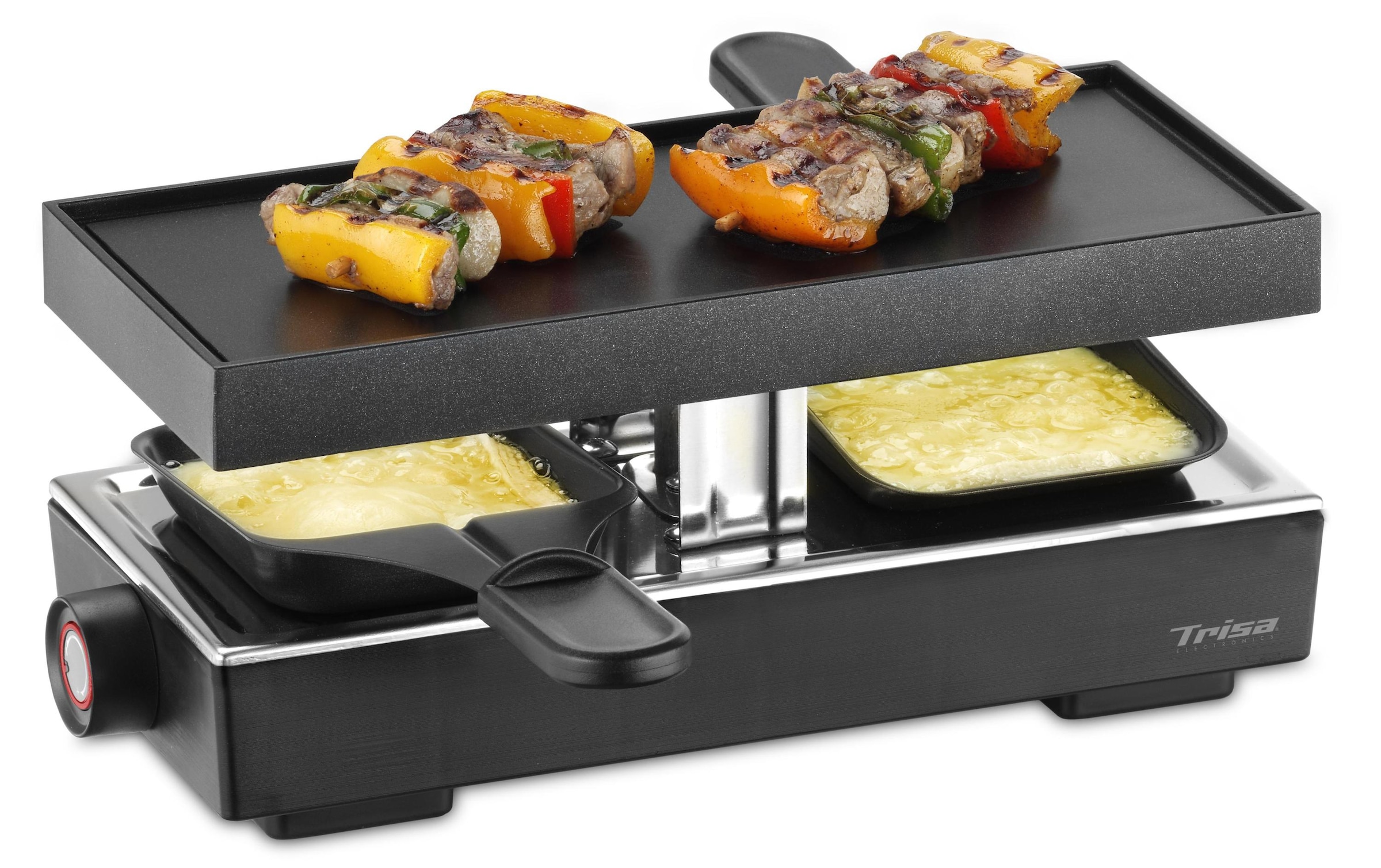 Trisa Raclette »Style« 2 Stk. Raclettepfännchen 440 W