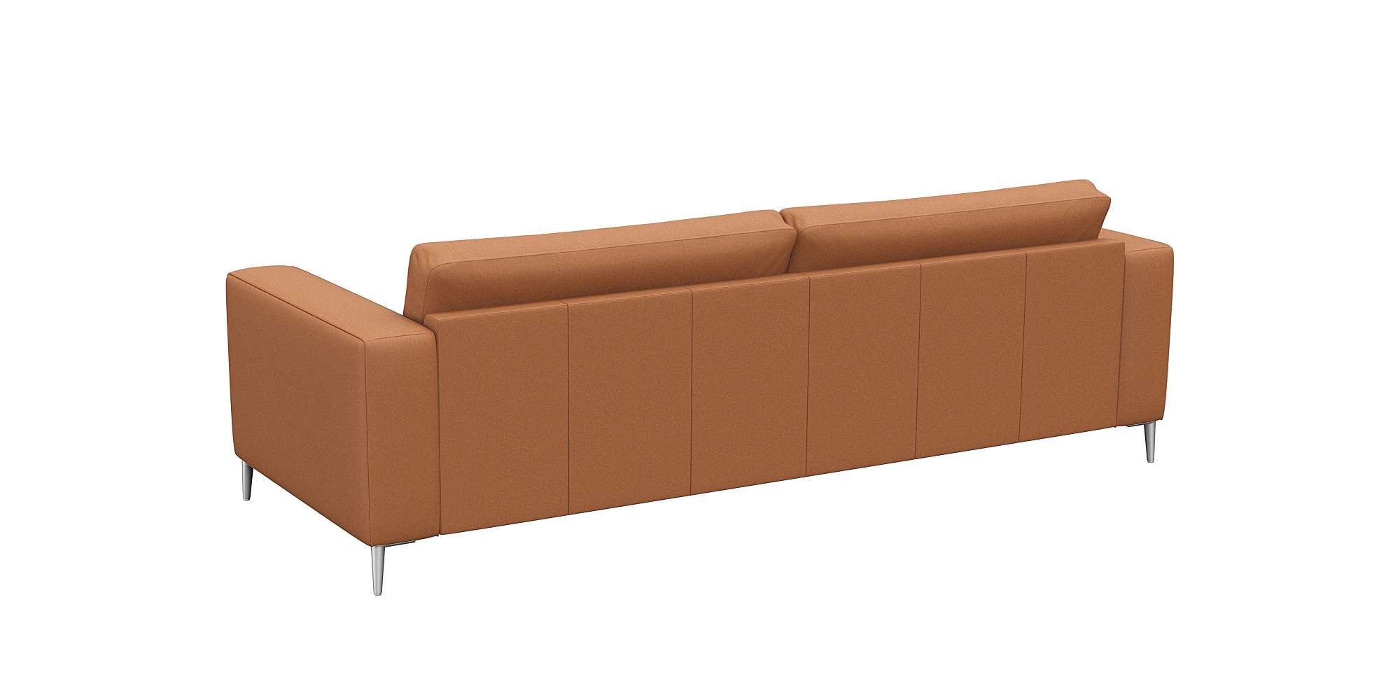 FLEXLUX 3-Sitzer »Fiore, super Sitzkomfort durch Kaltschaum im Sitz«, breite Armlehnen, Füße Alu