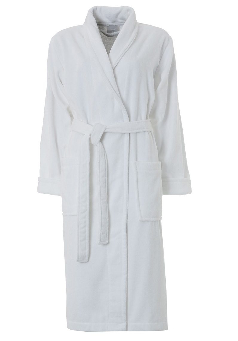Seahorse Bademantel "Seahorse Pure Unisex", (1 St.), Langarm, aufgesetzte T günstig online kaufen