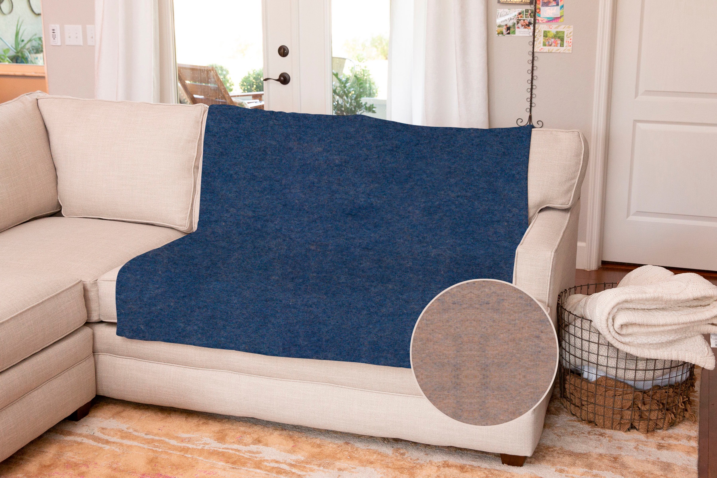 SETEX Wohndecke "Melange" verleihe deinem Zuhause mit der Wende-Decke die g günstig online kaufen