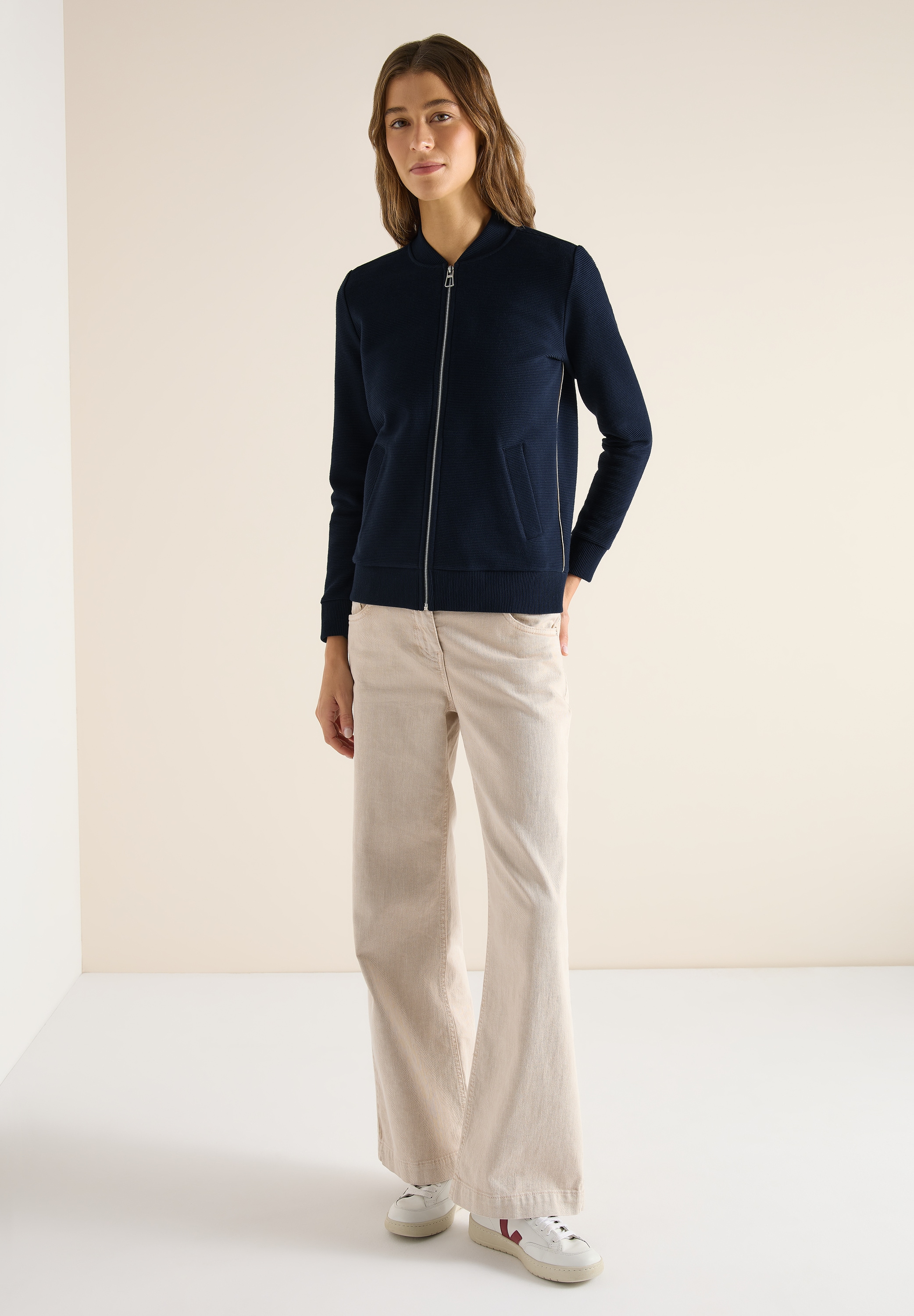 Cecil Cardigan mit Rundhalsausschnitt