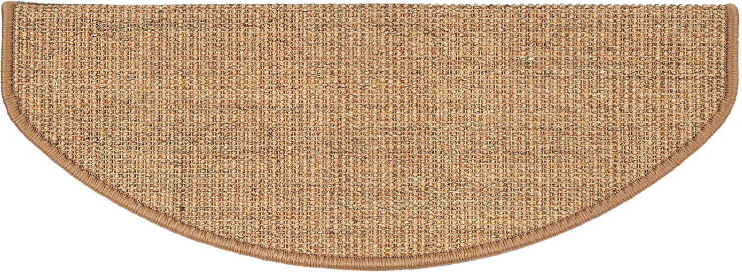 OTTO home Stufenmatte "Natur" halbrund 8 mm Höhe 100% Sisal, große Farbauswahl, selbstklebend, auch als Set 15 Stück