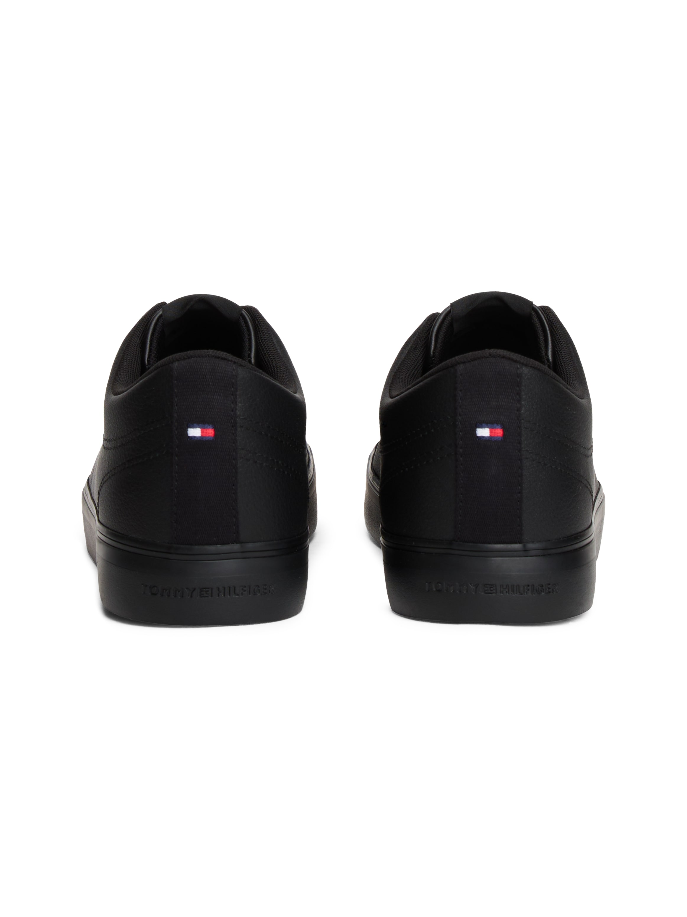 Tommy Hilfiger Sneaker »TH HI VULC CORE LOW LTH II ESS«, Freizeitschuh, Halbschuh, Schnürer in schmaler Form