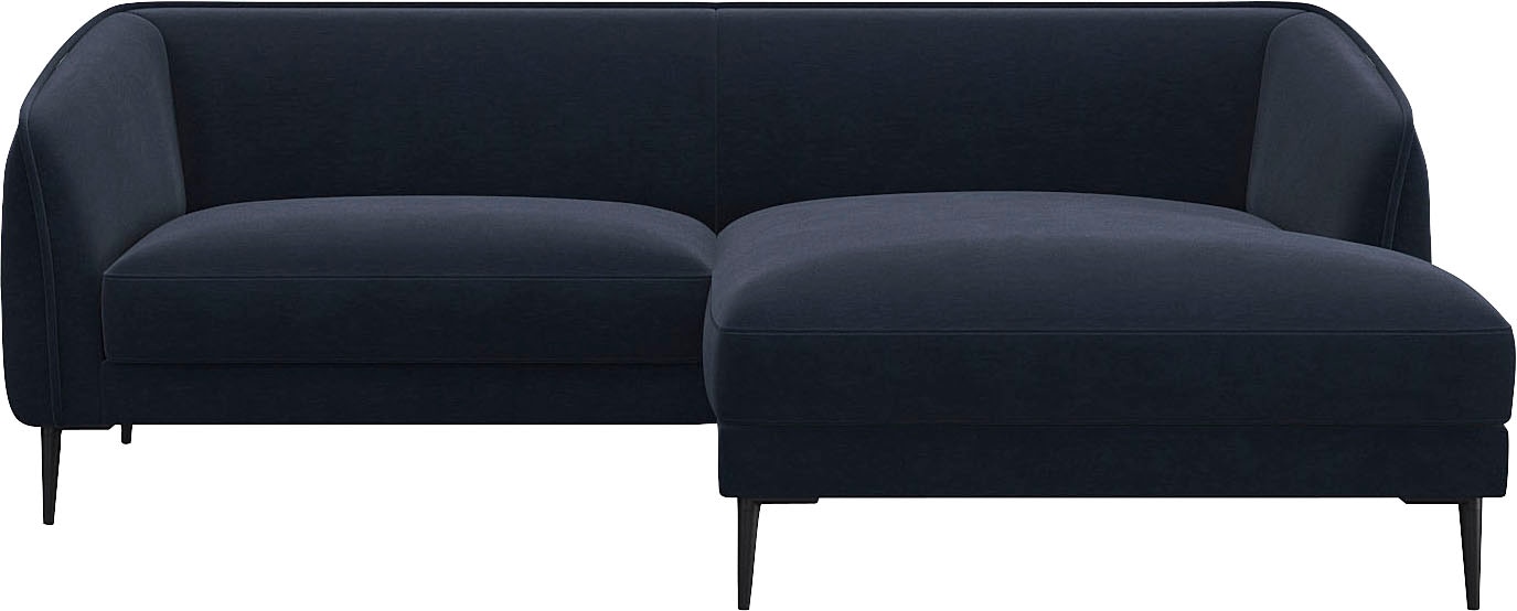FLEXLUX Ecksofa "Belle Designsofa, bequem durch Kaltschaum im Sitz, OTTOs C günstig online kaufen