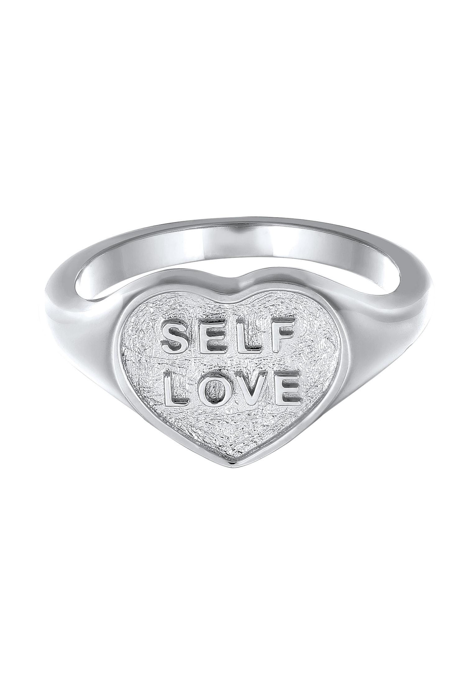 Elli Siegelring »Ring Siegelring Herz 925 Sterling Silber«