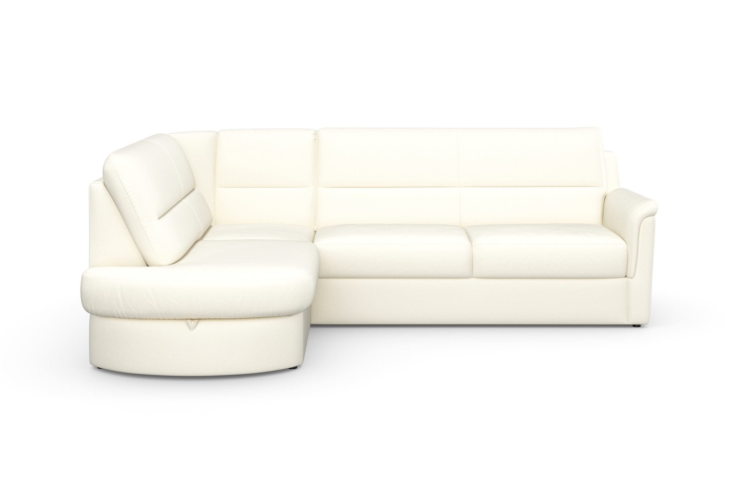 sit&more Ecksofa "Panini L-Form" wahlweise mit Schlaffunktion und Bettkasten