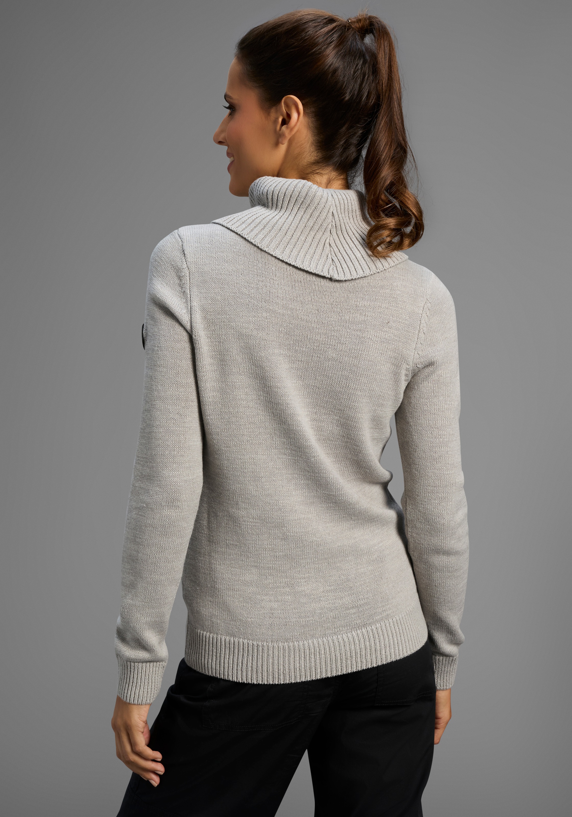 KangaROOS Rollkragenpullover mit Schalkragen, Langarm, Warm & Kuschelig günstig online kaufen