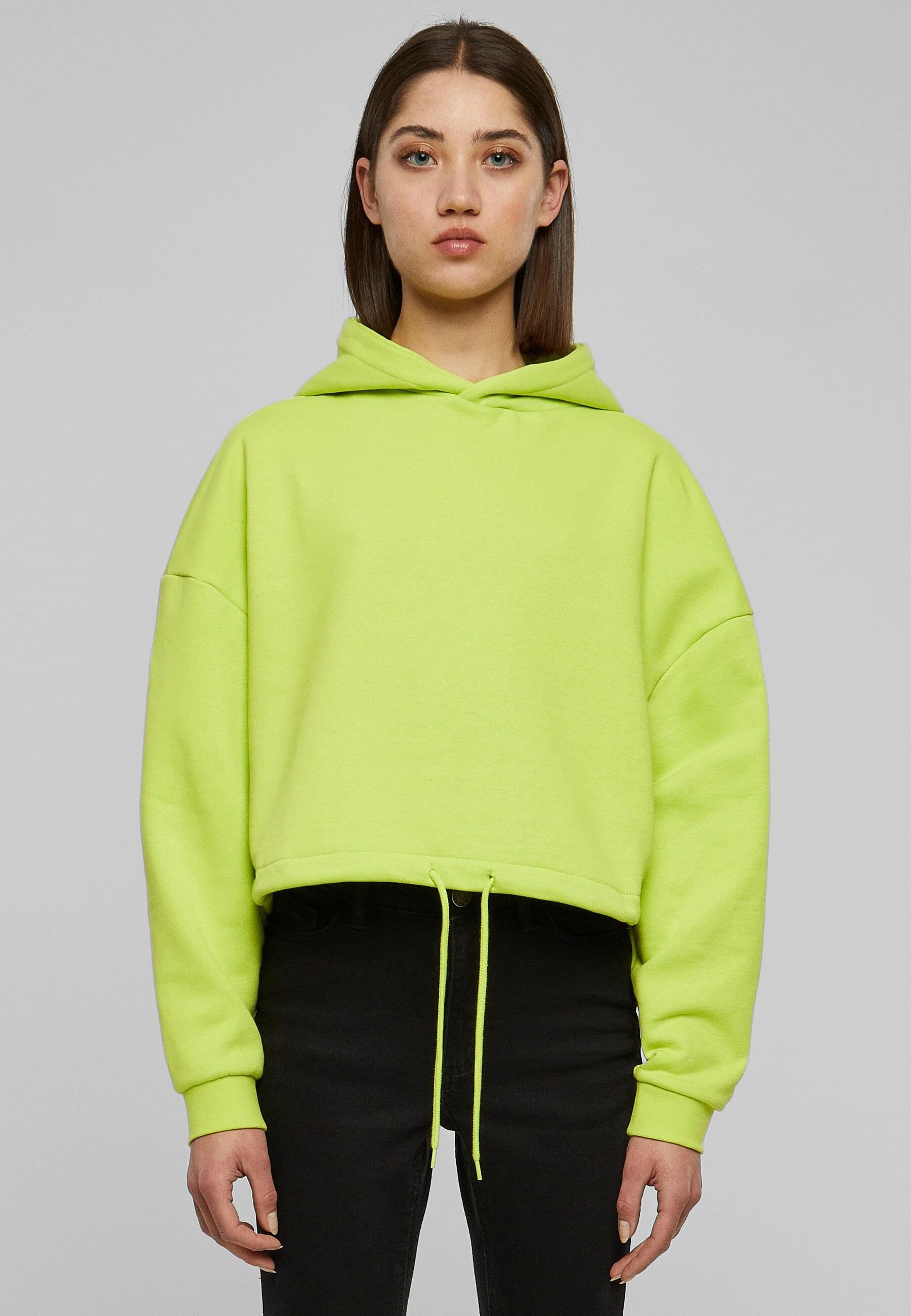 URBAN CLASSICS Kapuzenpullover »Urban Classics Damen Ladies Cropped Oversized Hoodie«, (1 tlg.)