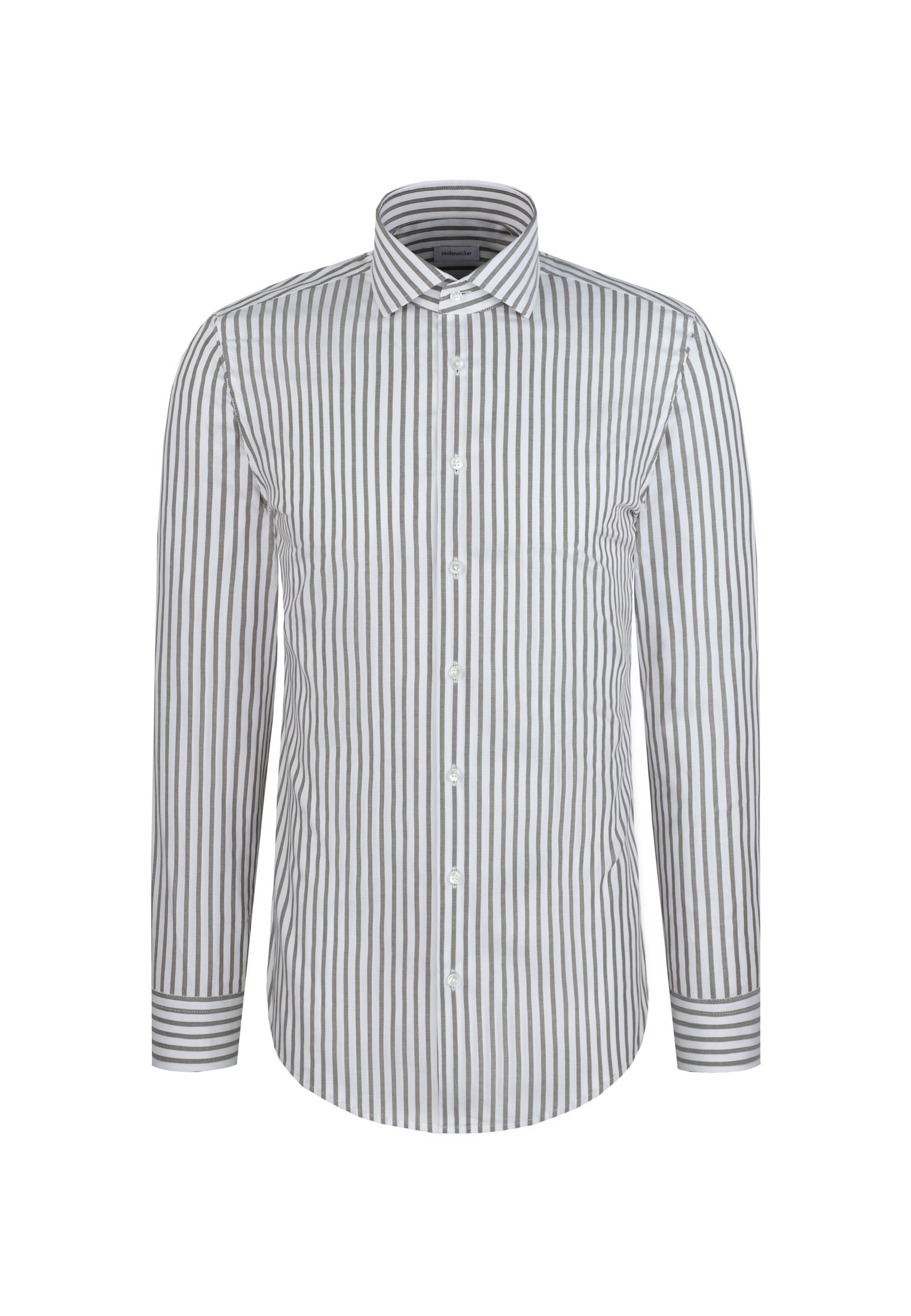 seidensticker Businesshemd "Schwarze Rose" Shaped 1/1 Kentkragen Gestreift günstig online kaufen