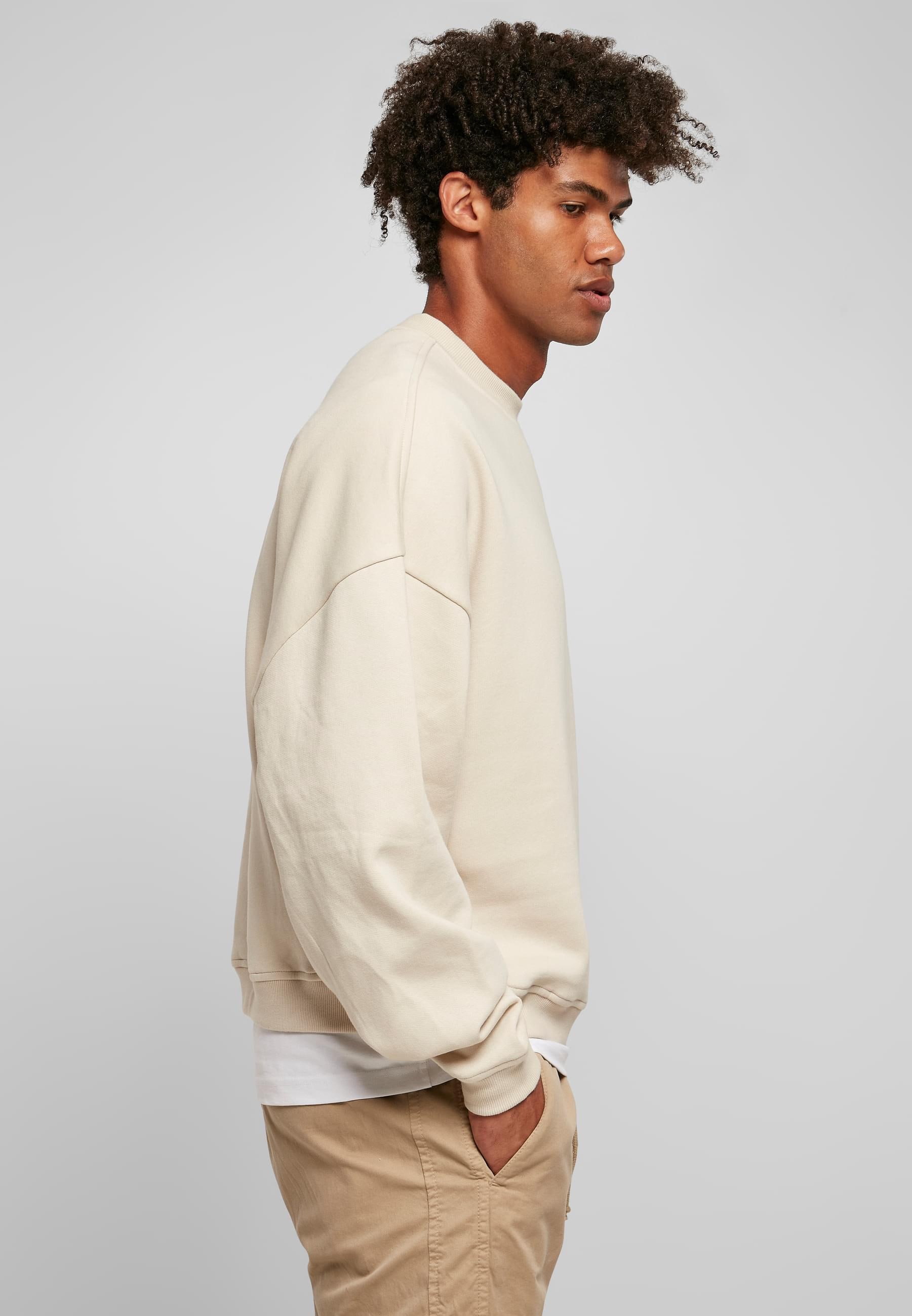 URBAN CLASSICS Rundhalspullover »Urban Classics Herren 80's Crewneck«, (1 tlg.)