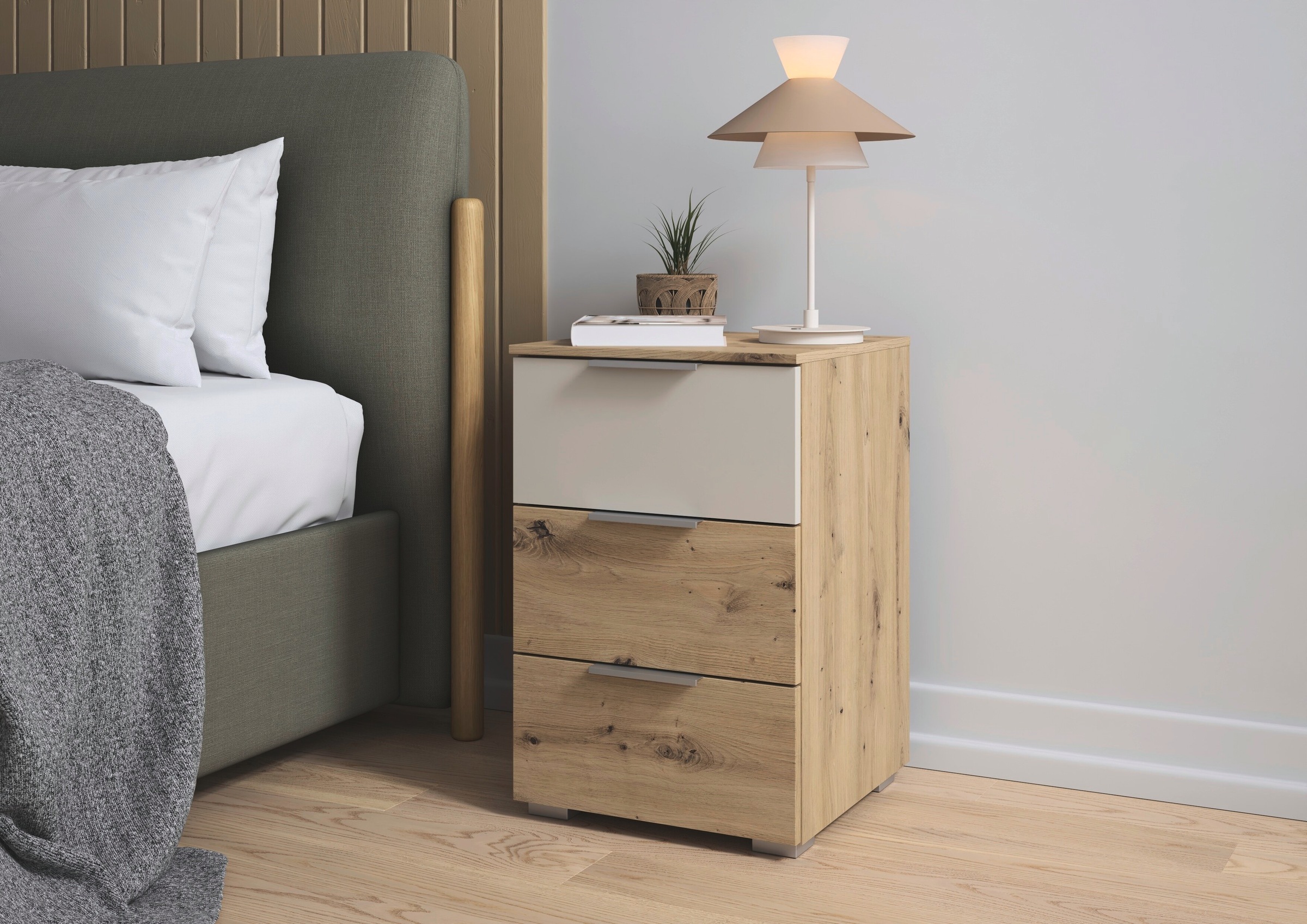 rauch Nachtkommode "Nachttisch Nachtkonsole Nachtschrank ASTANA" Breite 40 günstig online kaufen