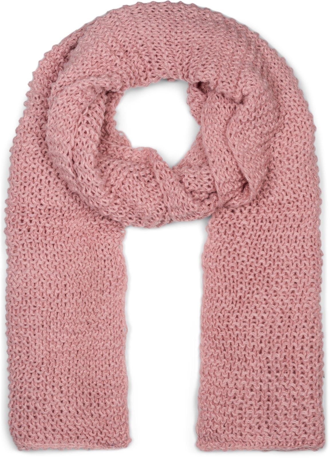styleBREAKER Strickschal "Langer Strick Schal mit Wellen Strickmuster" 1 Stk.