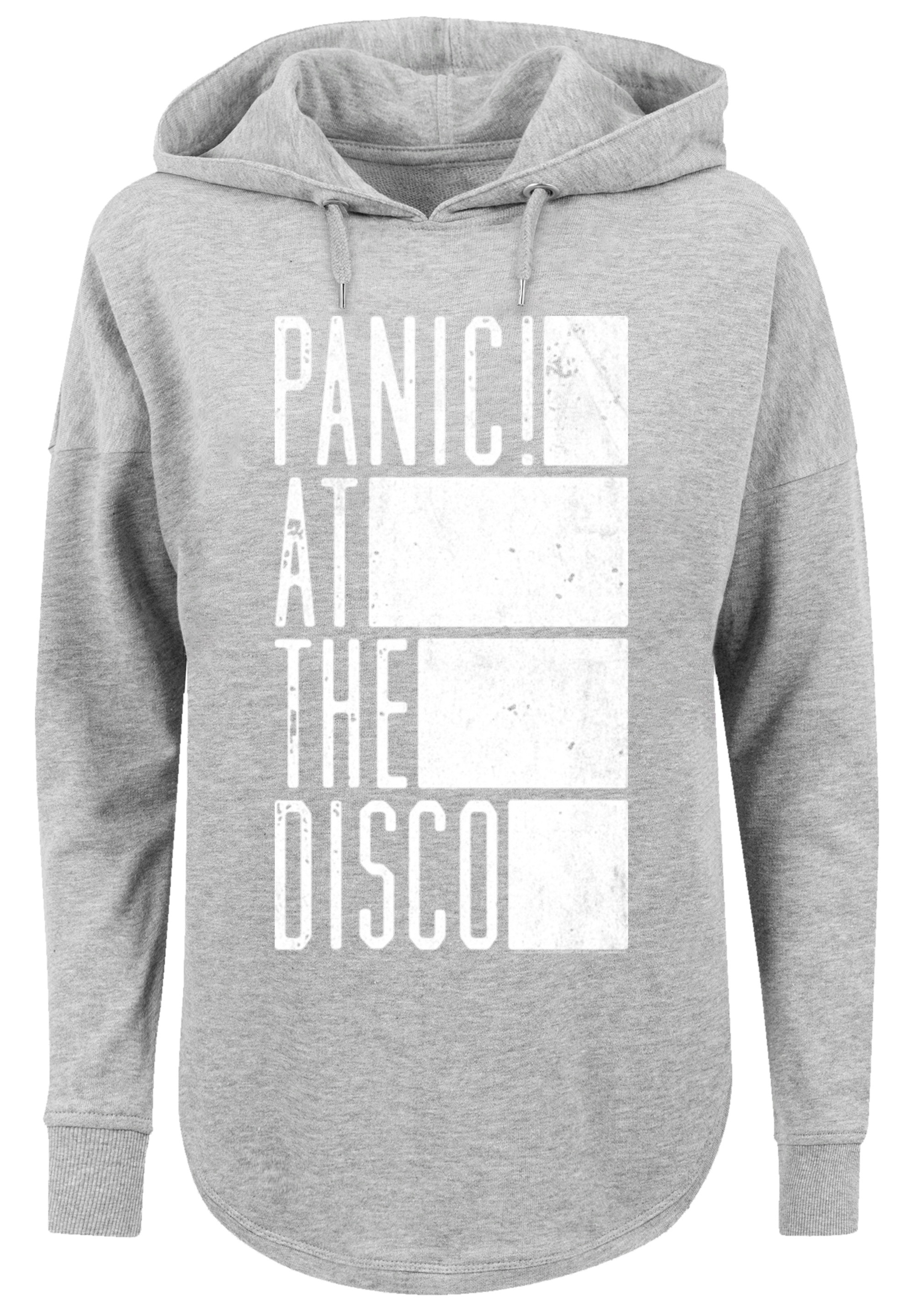 F4NT4STIC Kapuzenpullover »Panic At The Disco Block Text«, Premium Qualität