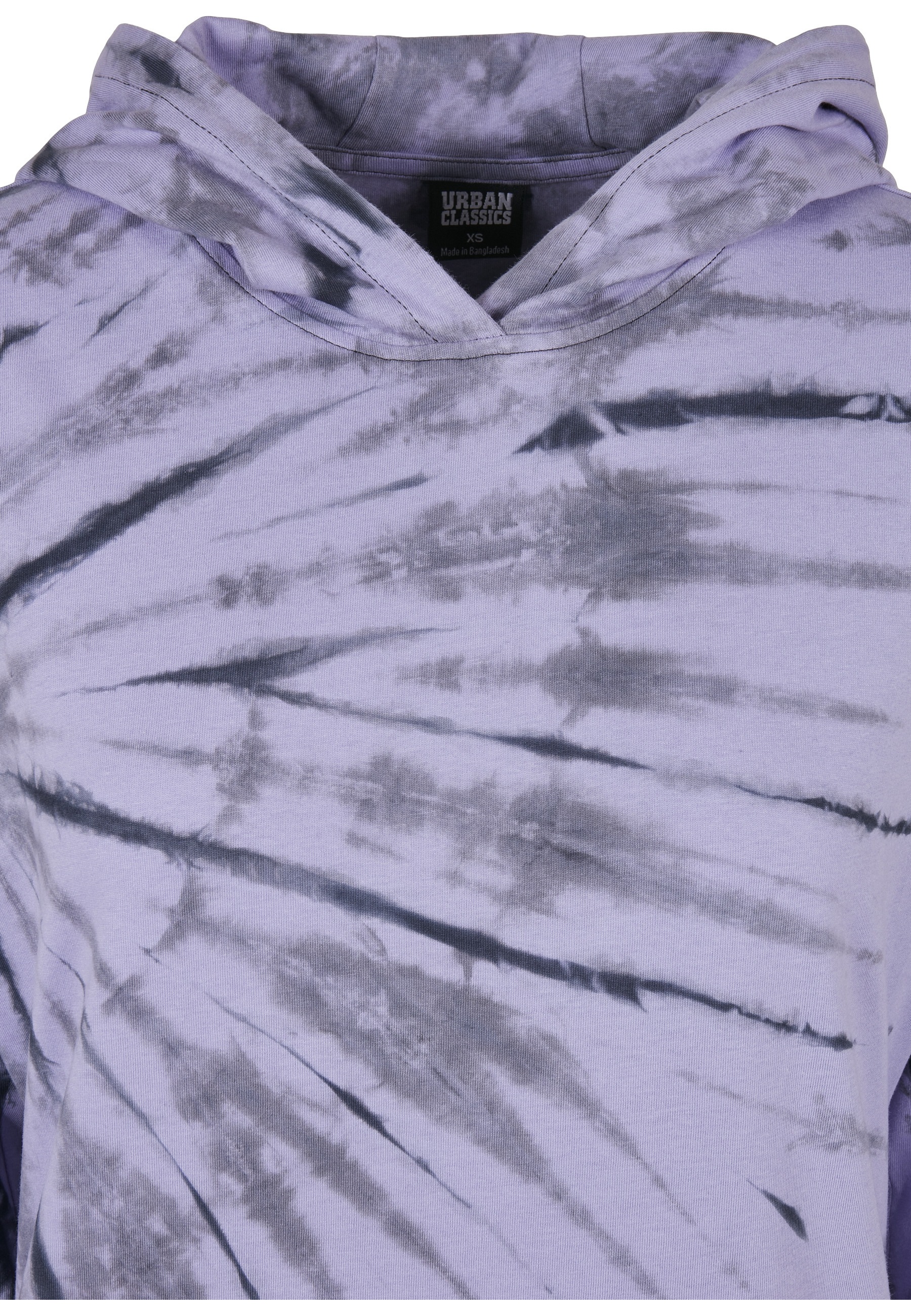 URBAN CLASSICS Shirtkleid »Urban Classics Damen Ladies Oversized Tie Dye Hoody Dress« 1 tlg.