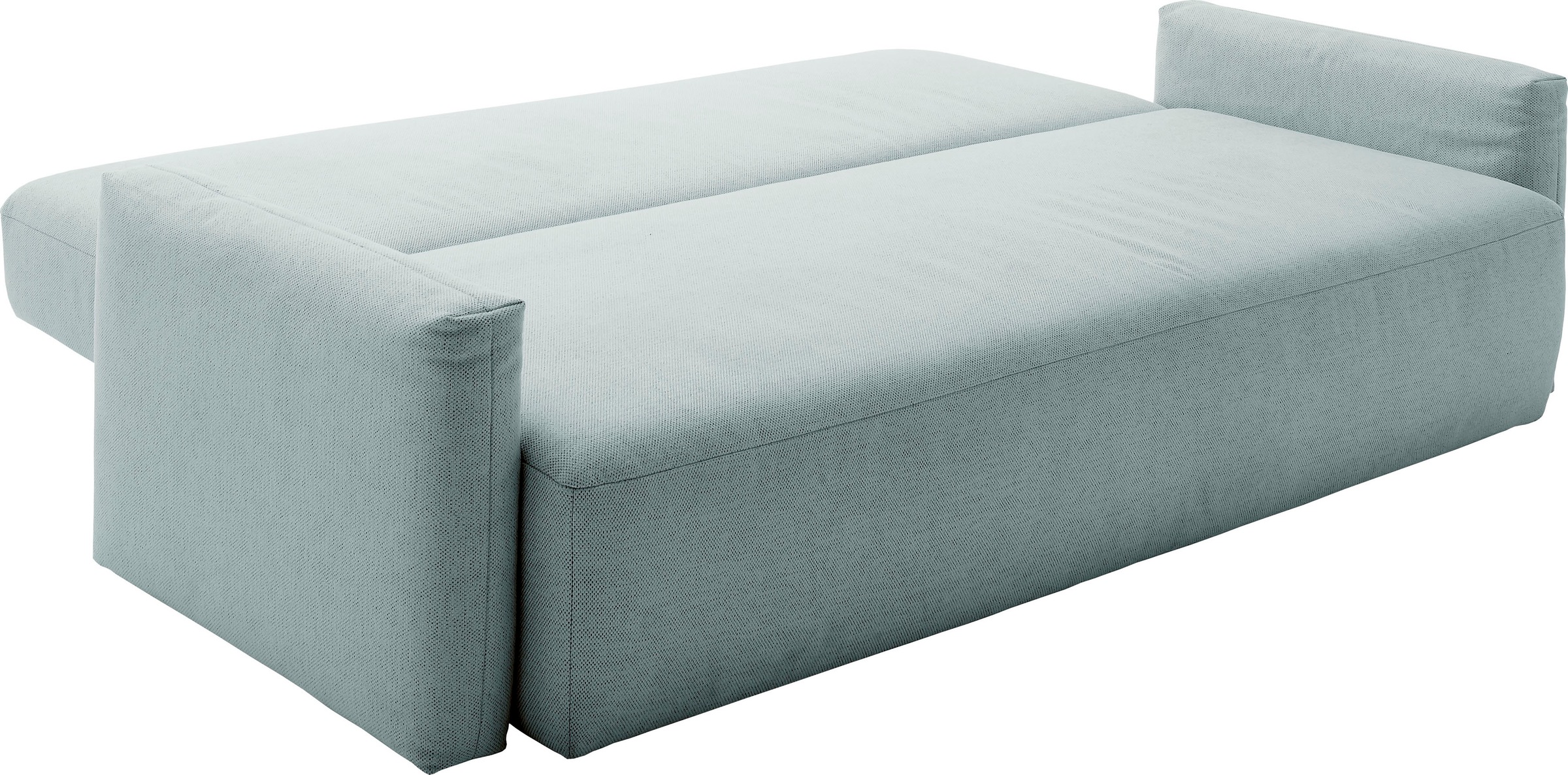 INOSIGN Schlafsofa »Donka Dauerschläfer-geeignet, belastbar bis 270 kg, incl. Bettlkasten«, mit Armlehnen, Breite 232 cm, auch in Cord, Tonnentaschen-Federkern