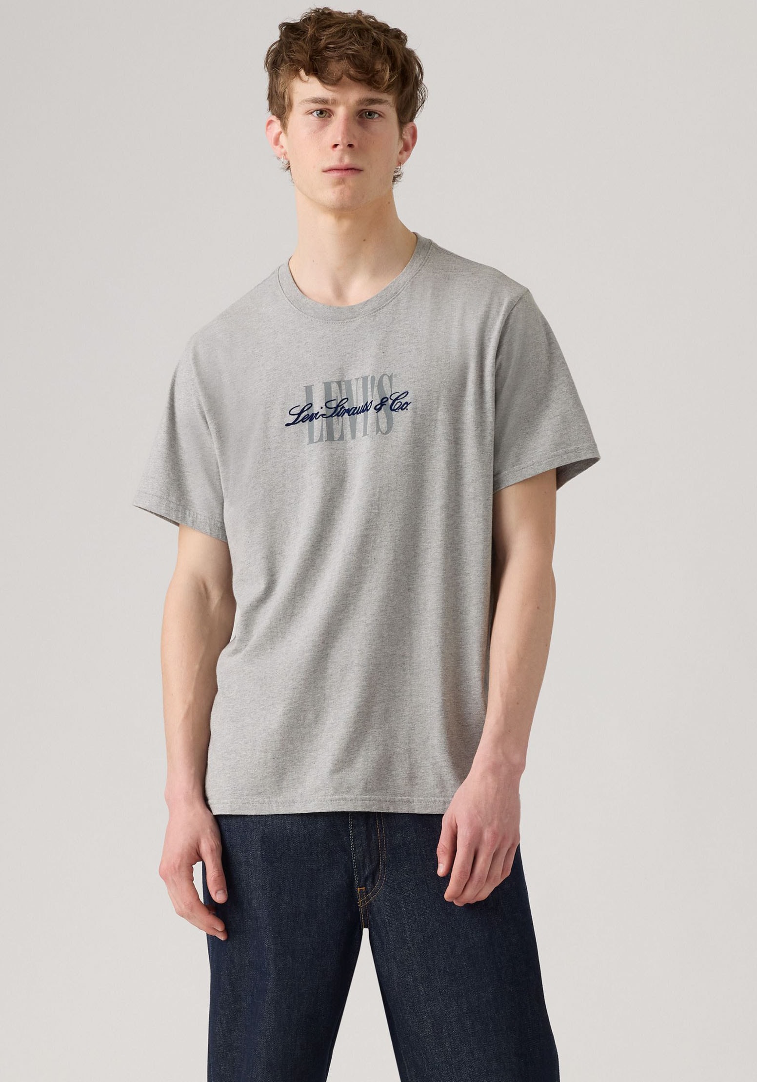 Levis "RELAXED FIT TEE" mit Logoschriftzug günstig online kaufen