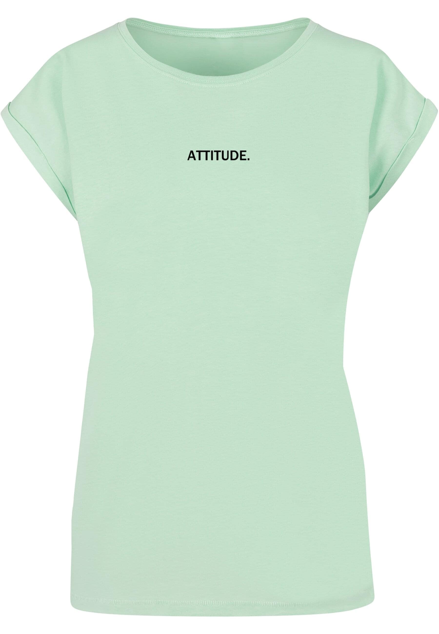 Merchcode T-Shirt "Merchcode Damen Ladies Attitude Extended Shoulder Tee" 1 günstig online kaufen