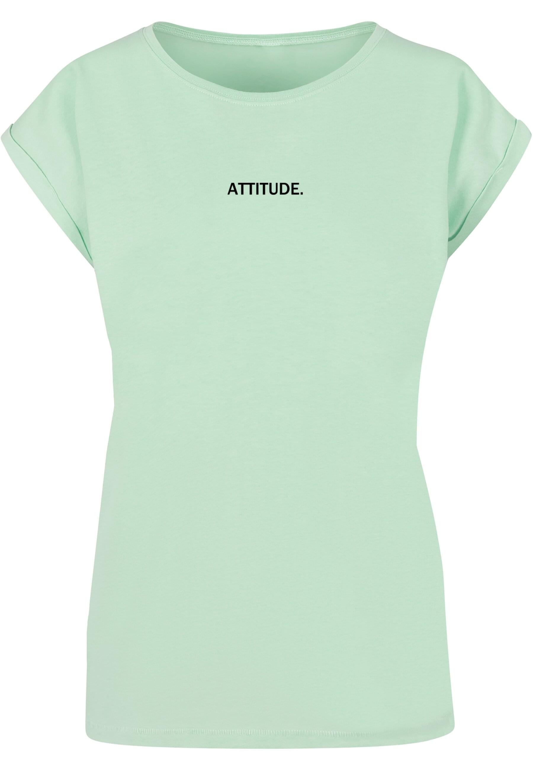 Merchcode T-Shirt "Merchcode Damen Ladies Attitude Extended Shoulder Tee" günstig online kaufen