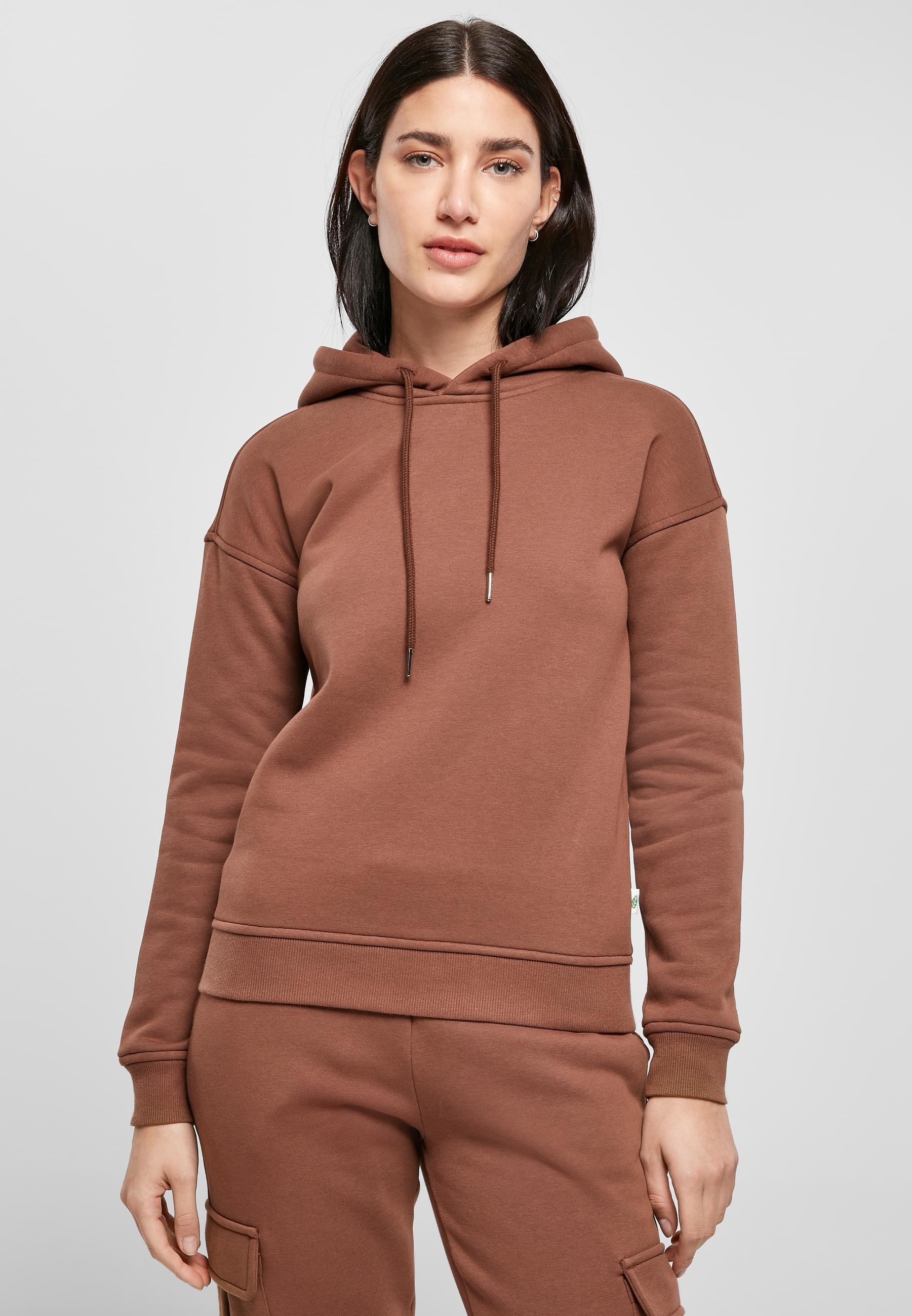 URBAN CLASSICS Kapuzenpullover »Urban Classics Damen Ladies Organic Hoody«, (1 tlg.)