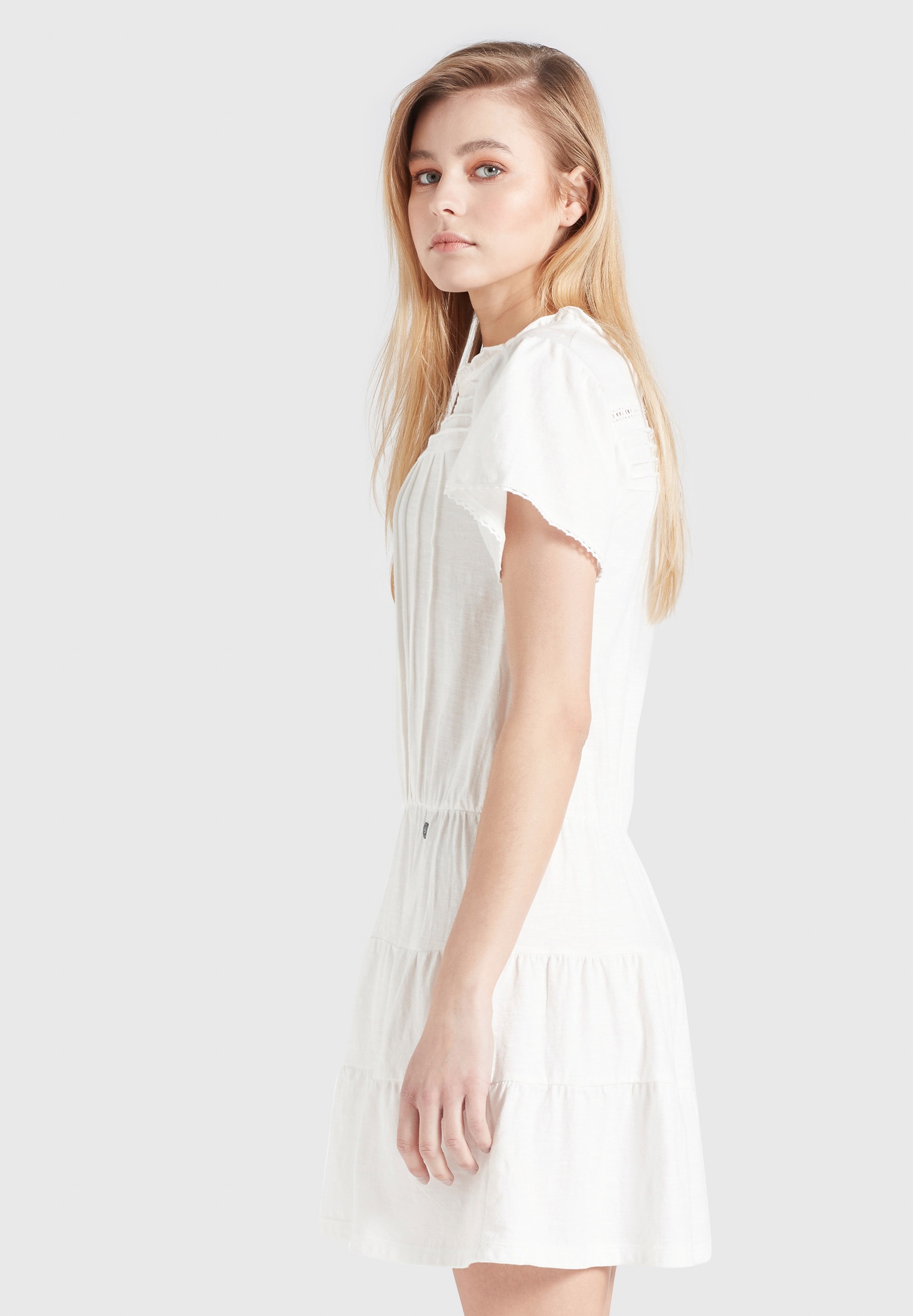 khujo Blusenkleid »KAPUA«, aus Baumwolle im Boho-Look