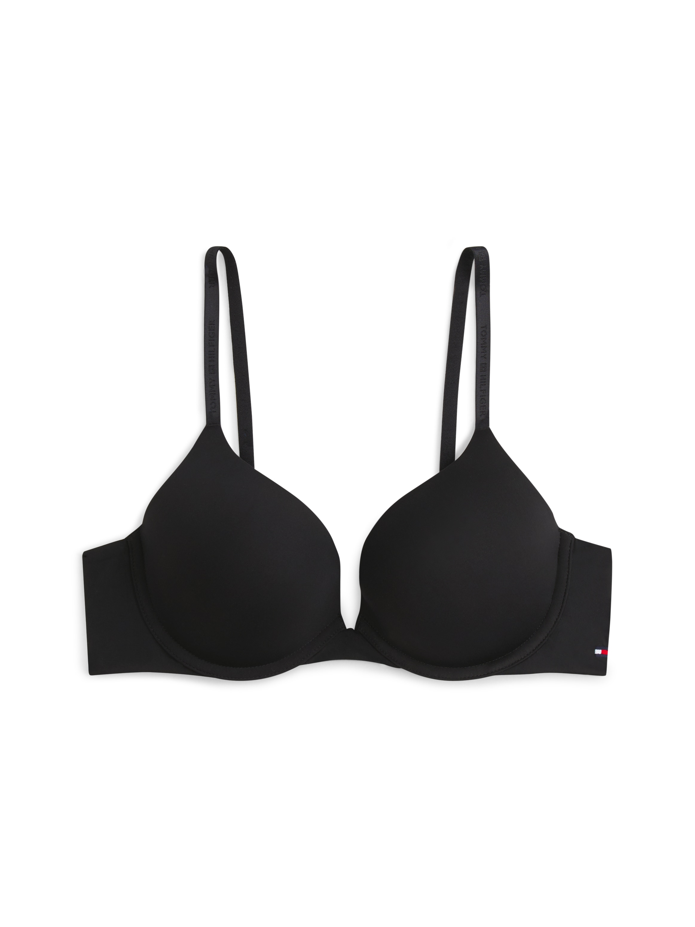 Tommy Hilfiger Underwear Bügel-BH "PUSH UP" unifarben, Spaghettiträger mit Logo