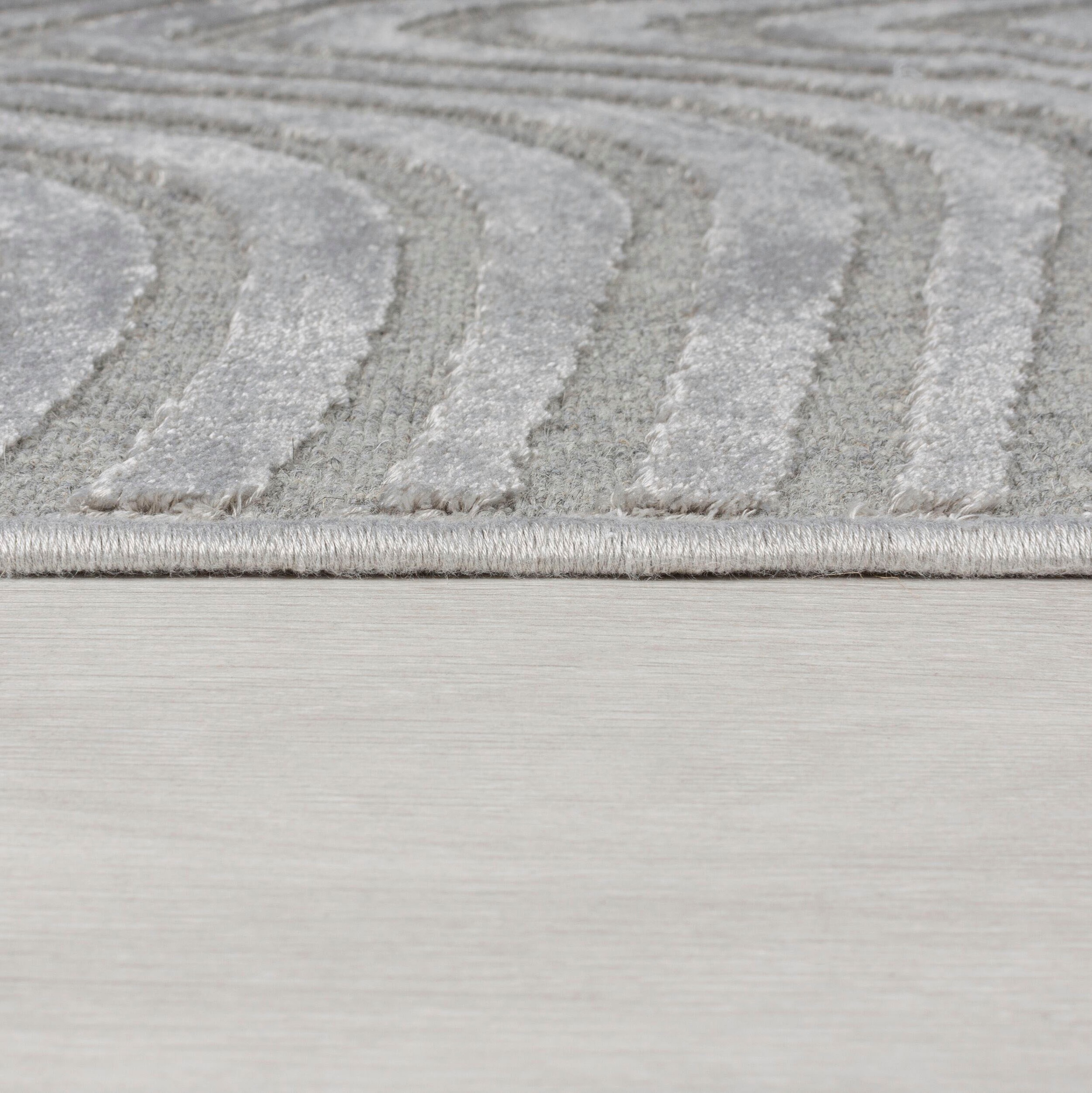 FLAIR RUGS Teppich »CHANNEL«, 7 mm Höhe, 3D-Effekt; Hoch & Tiefeffekt