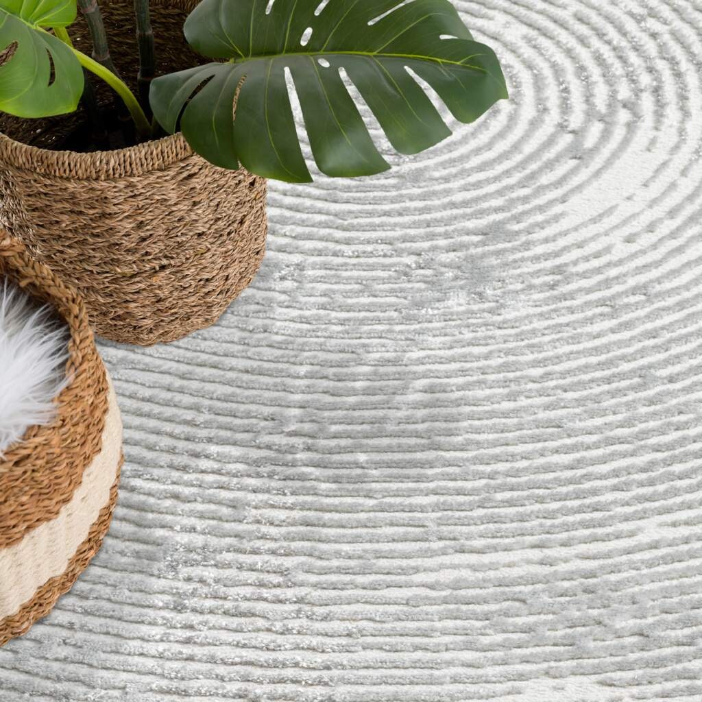 Teppich Carpet City Antik481 Grau 160cm 3