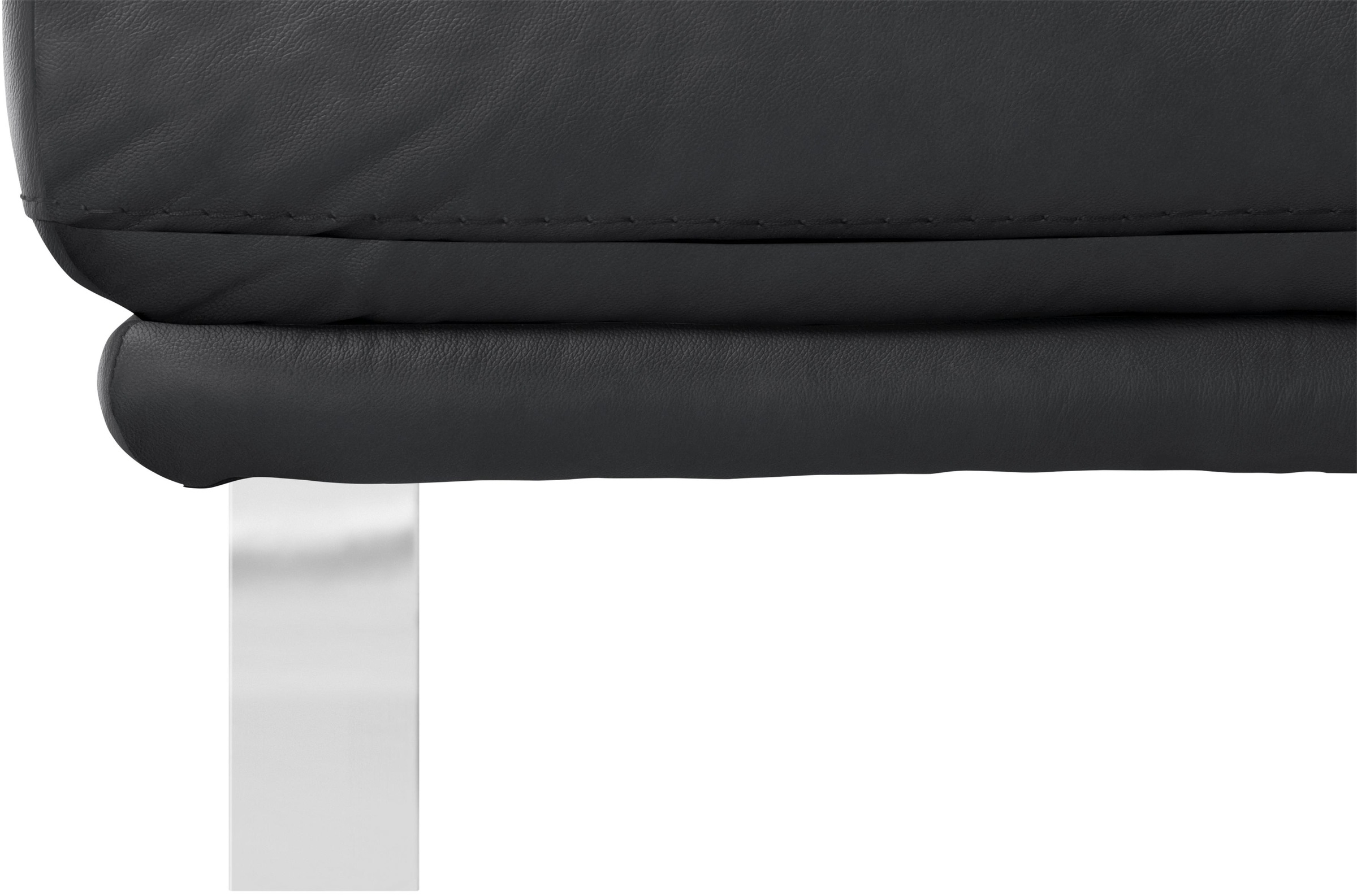 W.SCHILLIG Hocker »montanaa«, mit Metallkufen in Chrom glänzend, Breite 71 cm