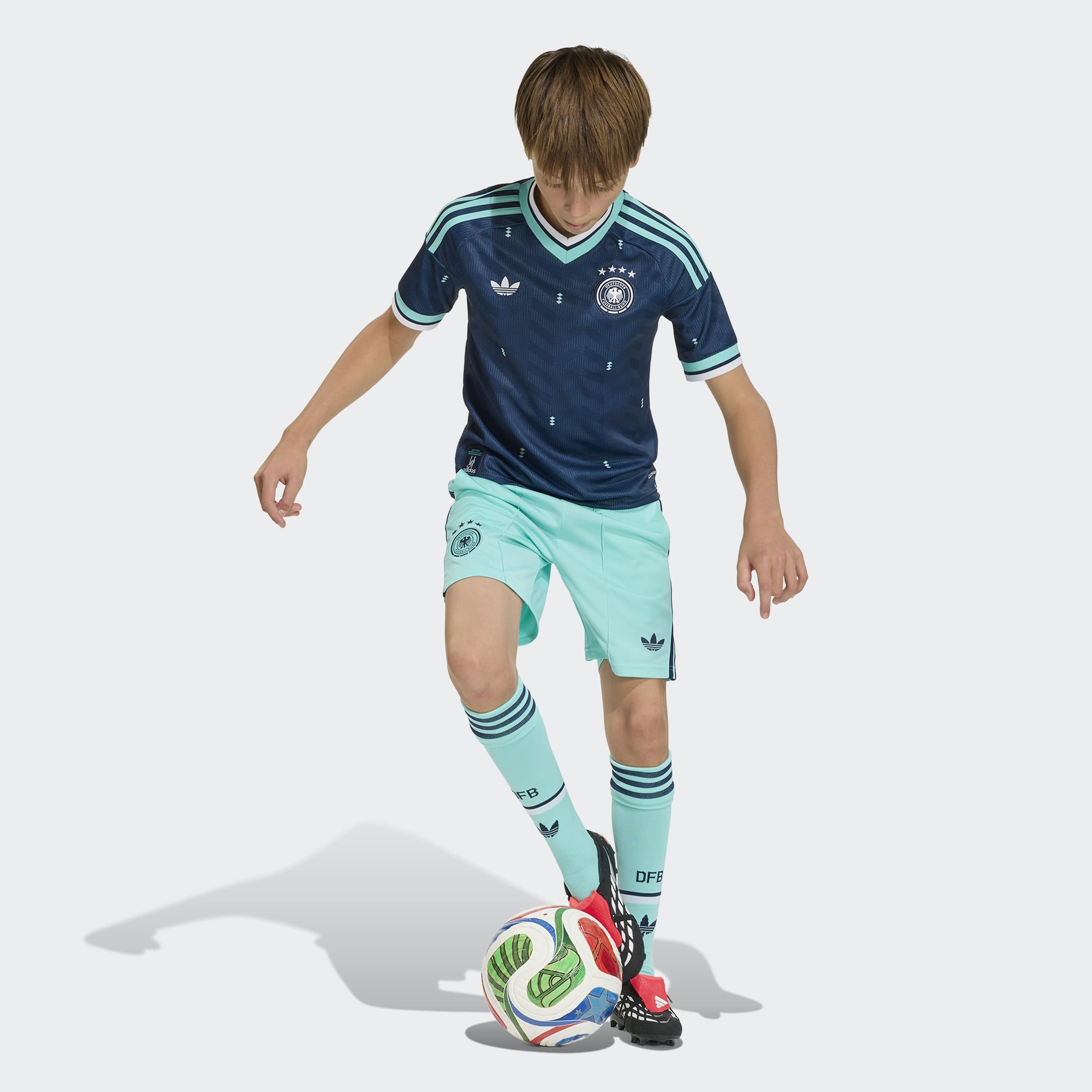 adidas Performance Fußballtrikot »DEUTSCHLAND 26 KIDS AUSWÄRTSTRIKOT« WM Trikot, DFB, Away 26
