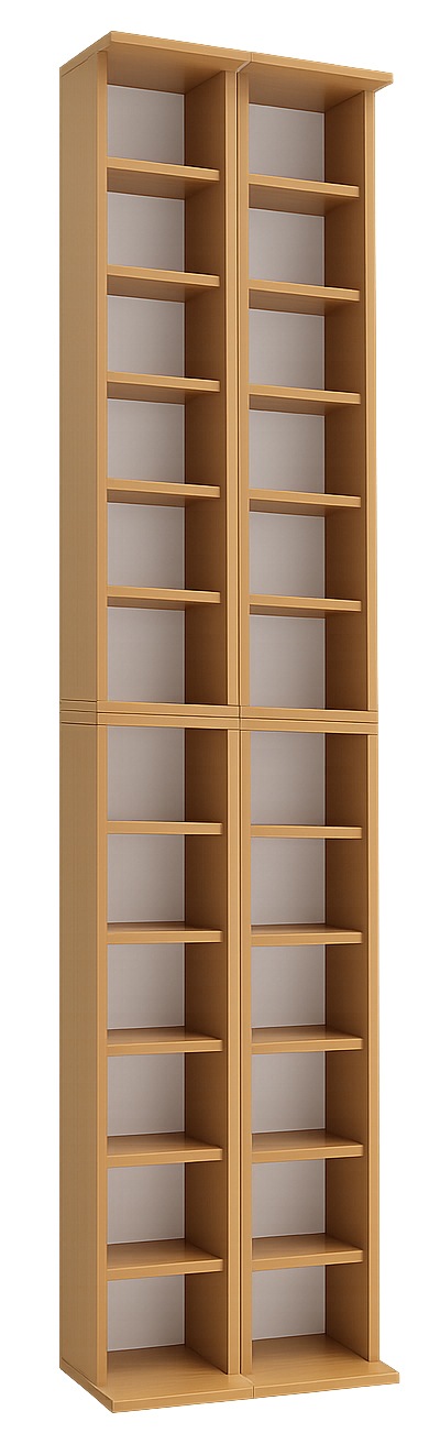 VCM Media-Regal "Holz CD DVD Stand Regal Schrank Ständer Almera" 1 Stk. tlg.