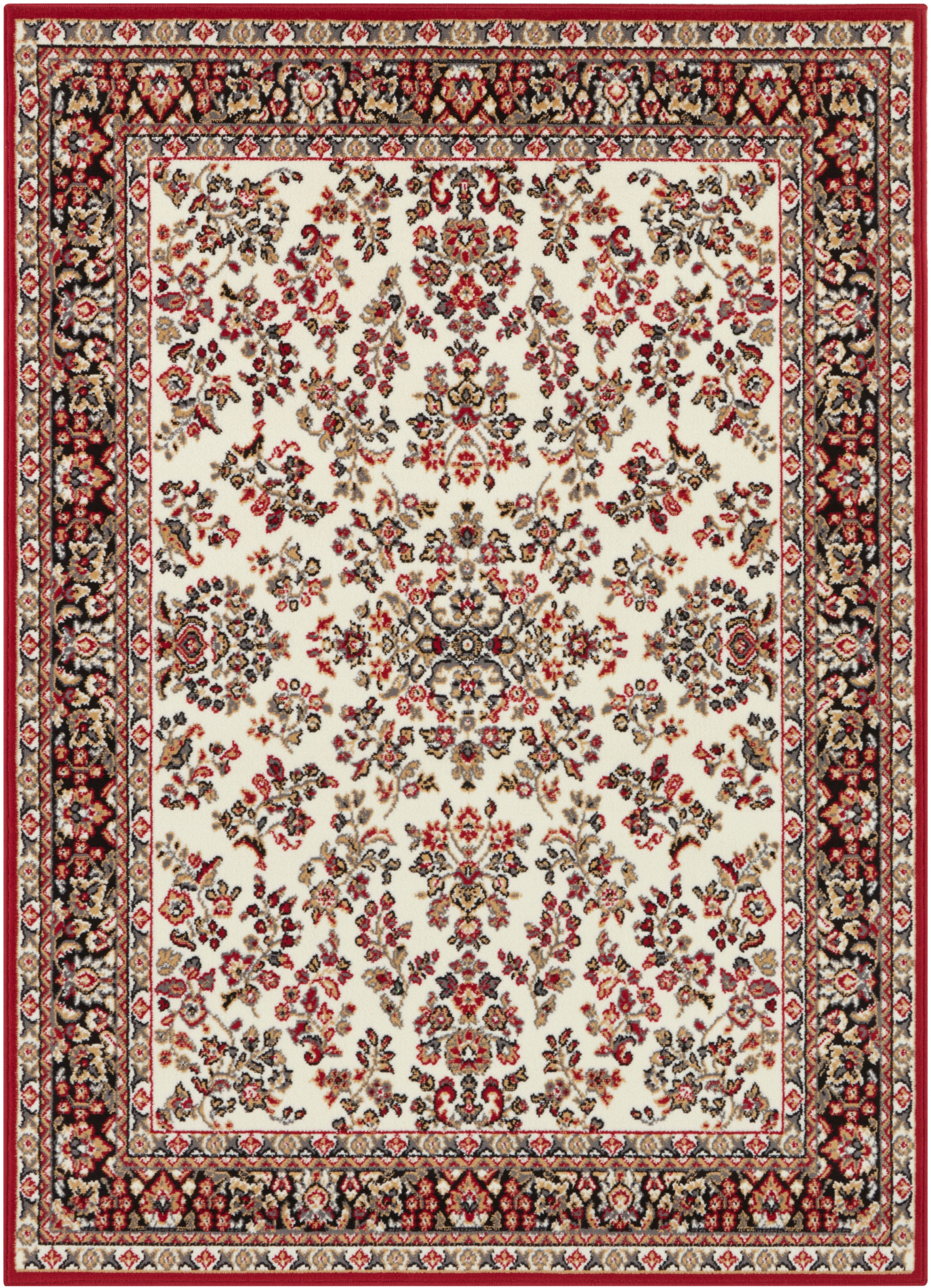 my home Teppich »Halton«, rechteckig, 8 mm Höhe, Kurzflor, Orient-Optik, mit Bordüre, Läufer, pflegeleicht, gekettelt
