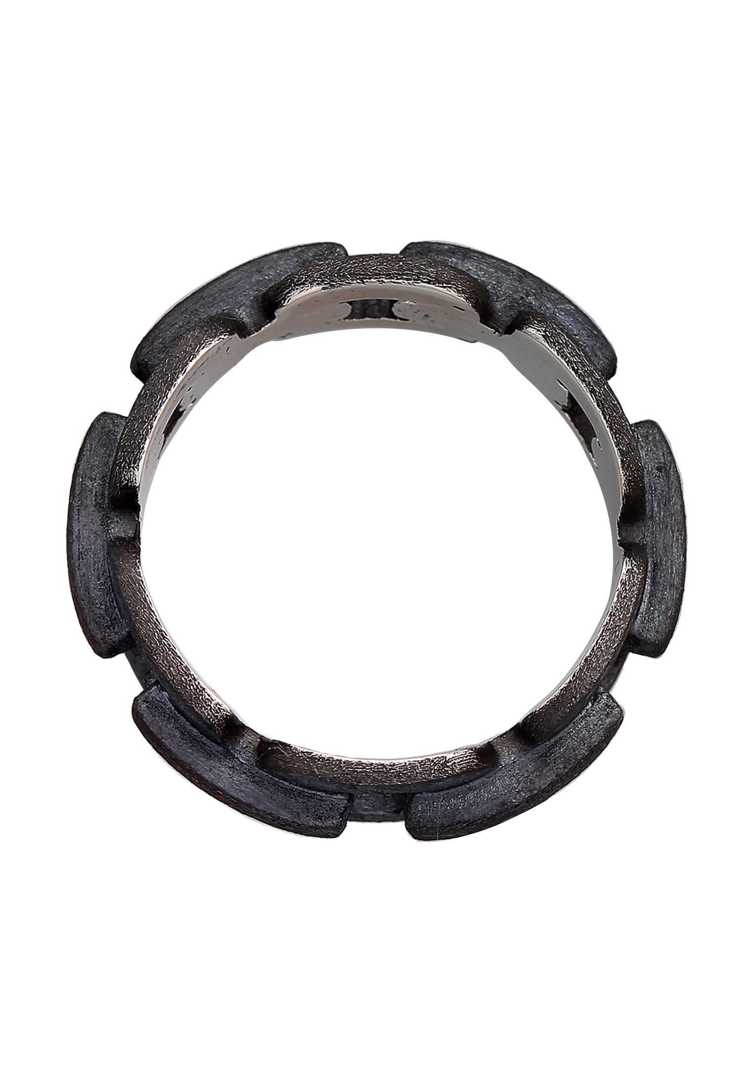 KUZZOI Anchor Chain Ring Silver 925 Black 54 2