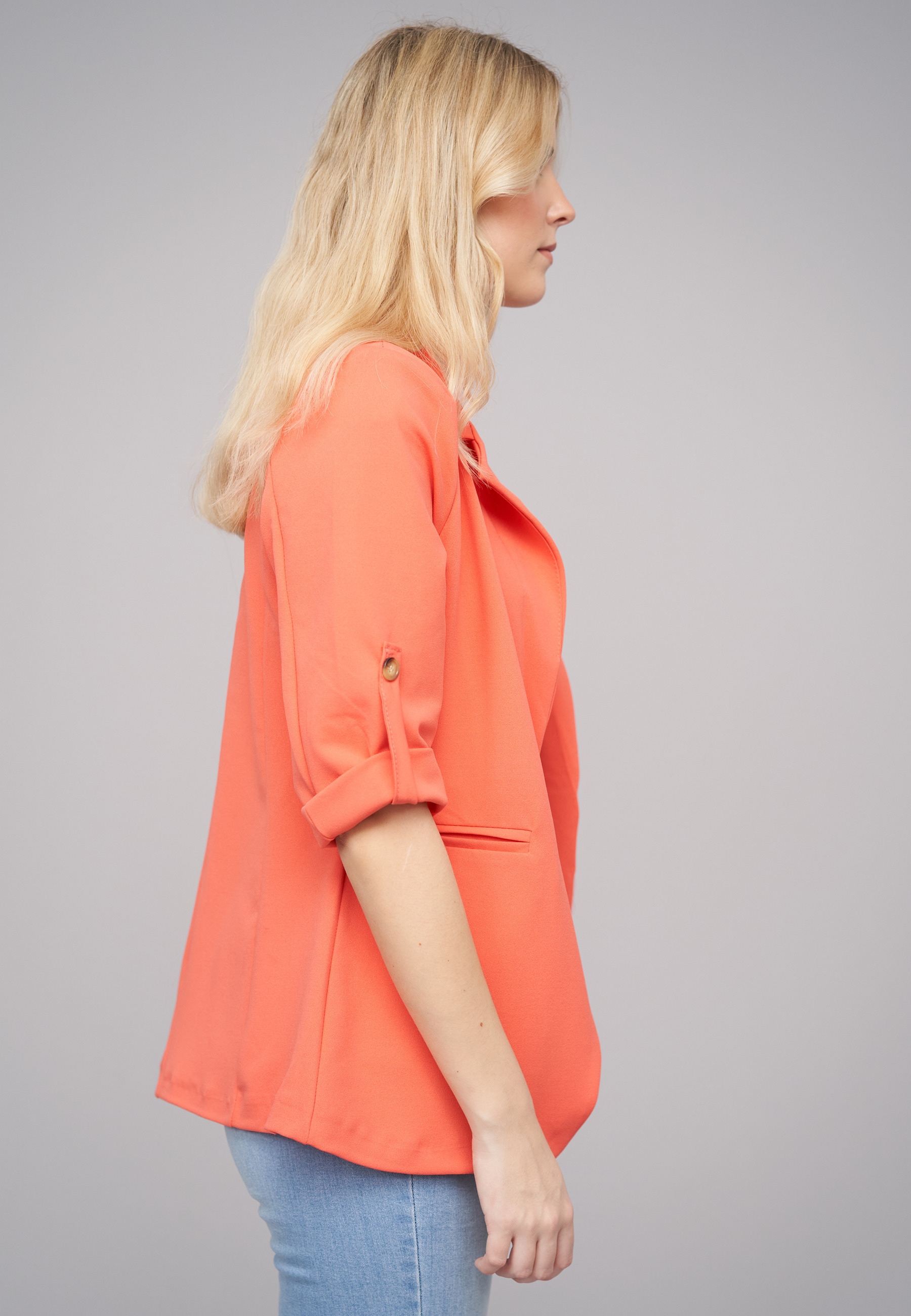 CLOUD 5IVE Allwetterjacke »CLOUD 5IVE Turn-Up 3/4 Sleeve Blazer« 1 Stk. tlg. ohne Kapuze