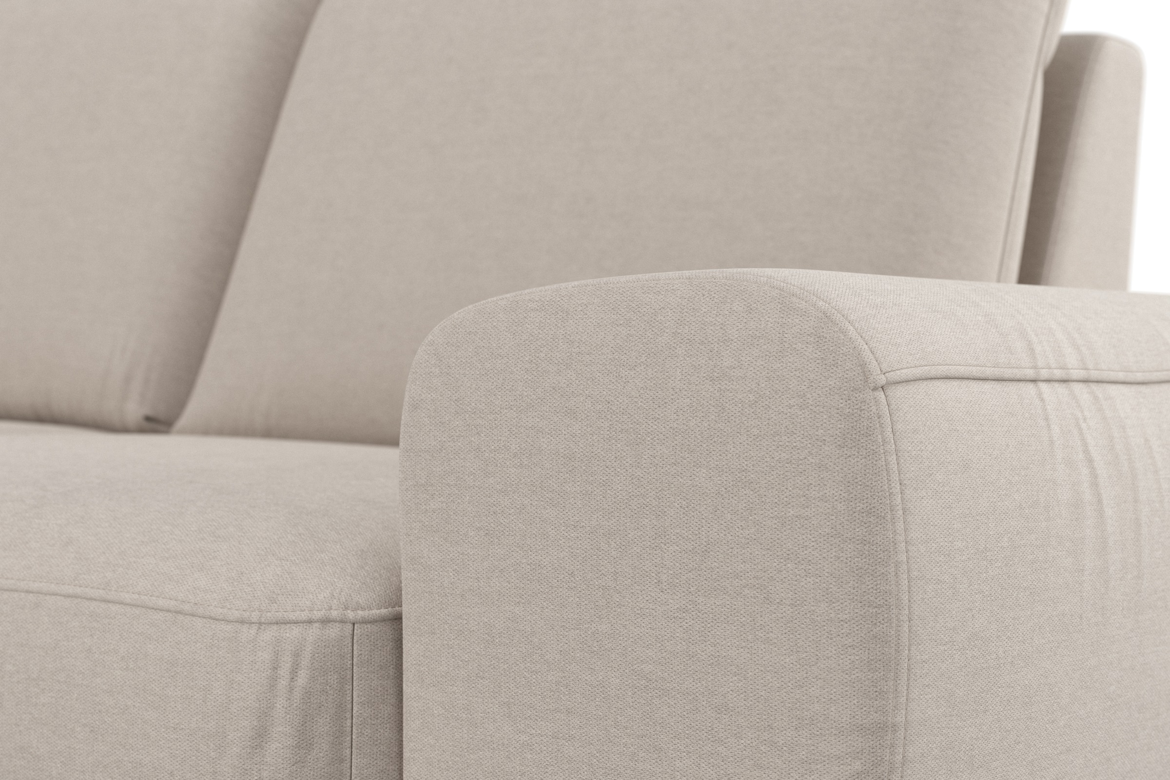 sit&more Ecksofa »Cinturo L-Form«, inklusive Sitztiefenverstellung und Federkern, Sitzhöhe 48 cm