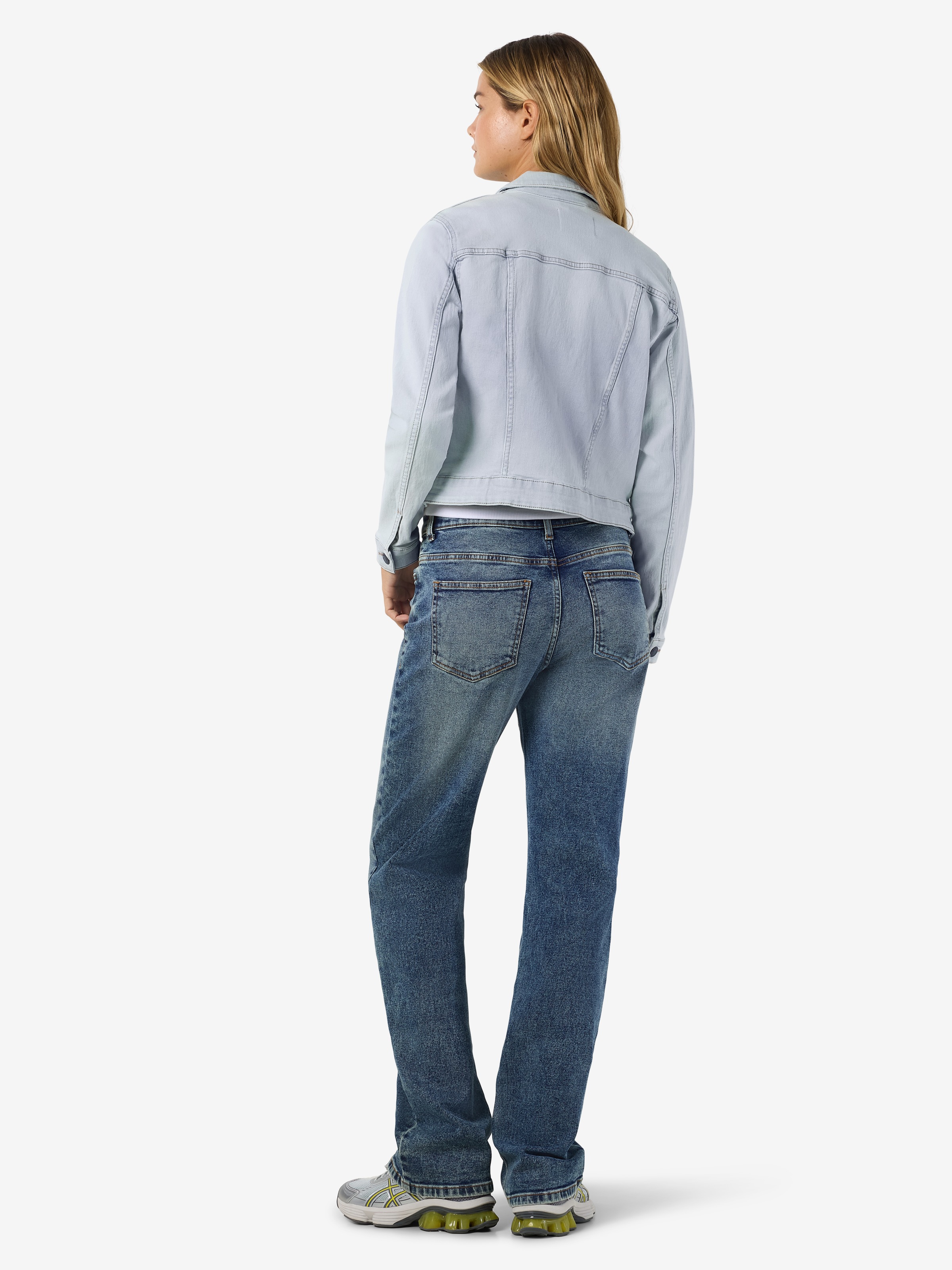 Noisy may Jeansjacke »NMDEBRA L/S DENIM JACKET LB NOOS« ohne Kapuze