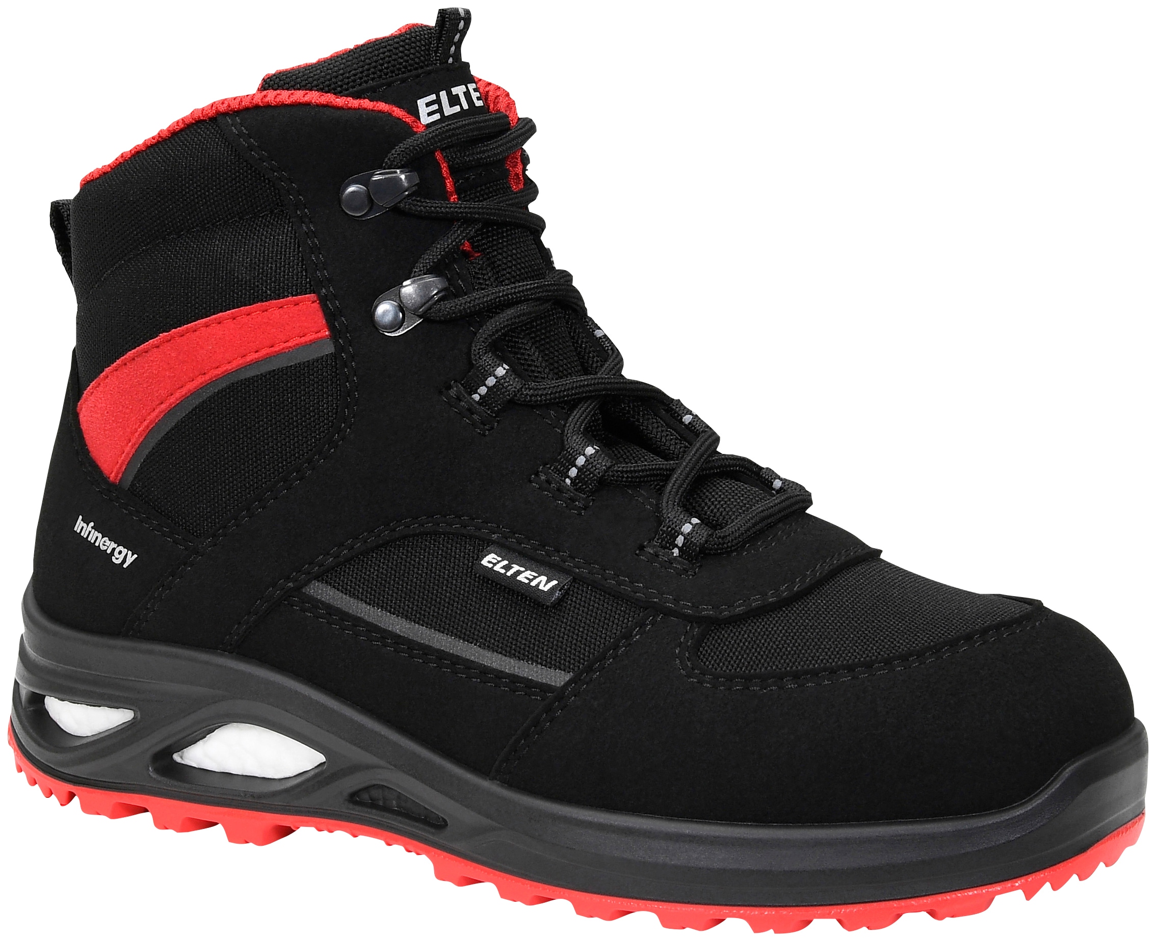 Elten Sicherheitsstiefel »HANNAH XXTL black-red Mid ESD S3«