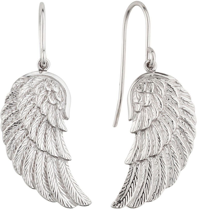 Paar Ohrhaken »Schmuck Geschenk Ohrschmuck Flügel Engel "Where the angels fly"«