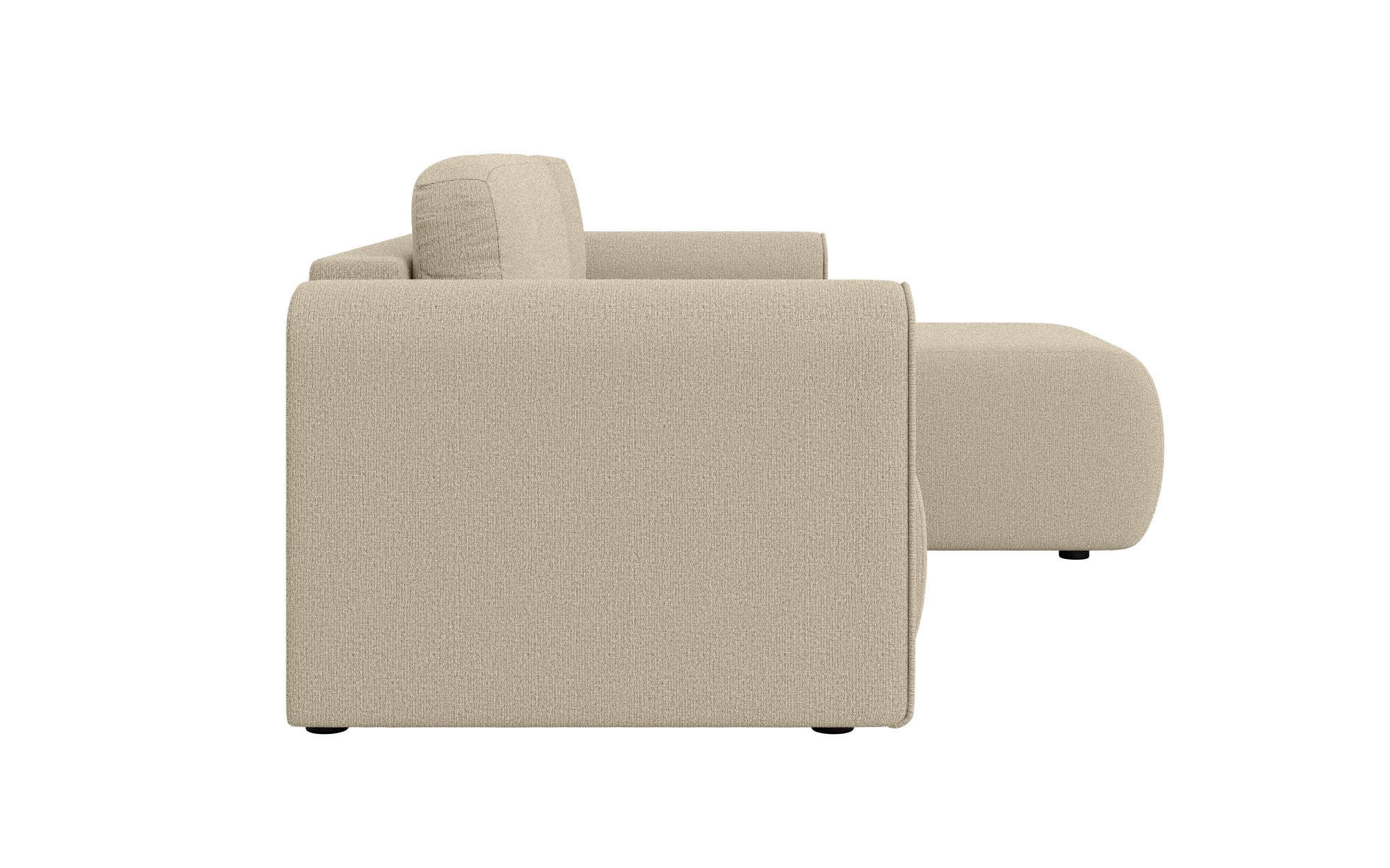 INOSIGN Ecksofa »Zacharia wahlweise Schlafsofa mit Bettkasten, B/T/H 250/166/86 cm«, L-Form mit Wellenunterfederung, Recamiere beidseitig montierbar