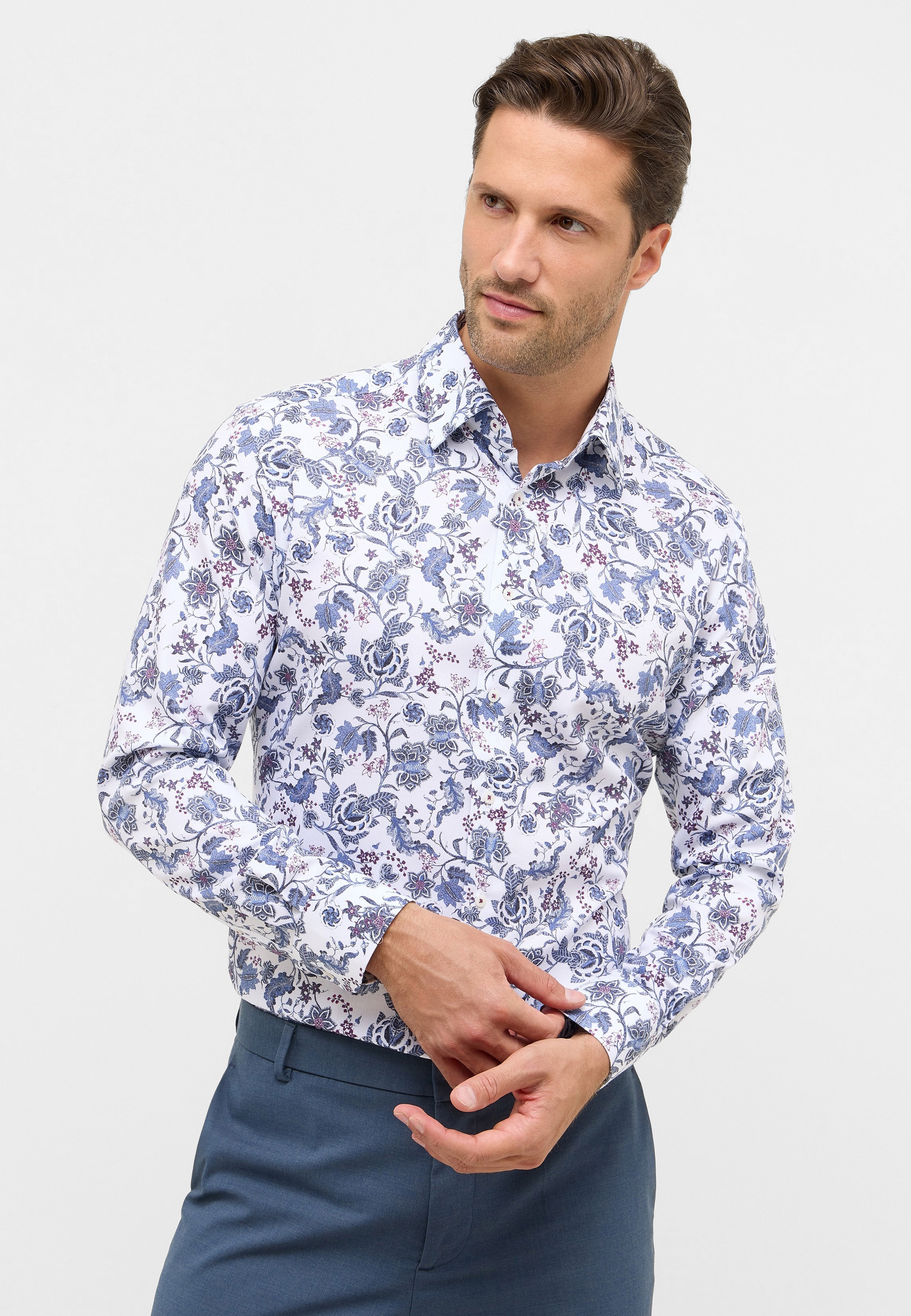 Eterna Langarmhemd "MODERN FIT" NON IRON (bügelfrei) günstig online kaufen