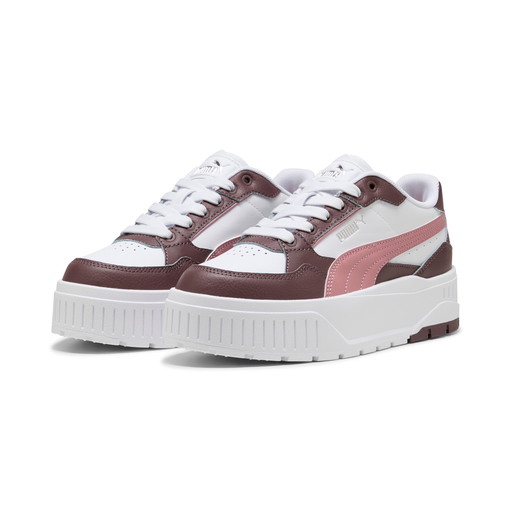 PUMA Sneaker "KARMEN II IDOL" für sportliche Anlässe, mit SoftFoam+ Einlegesohle, aus Leder