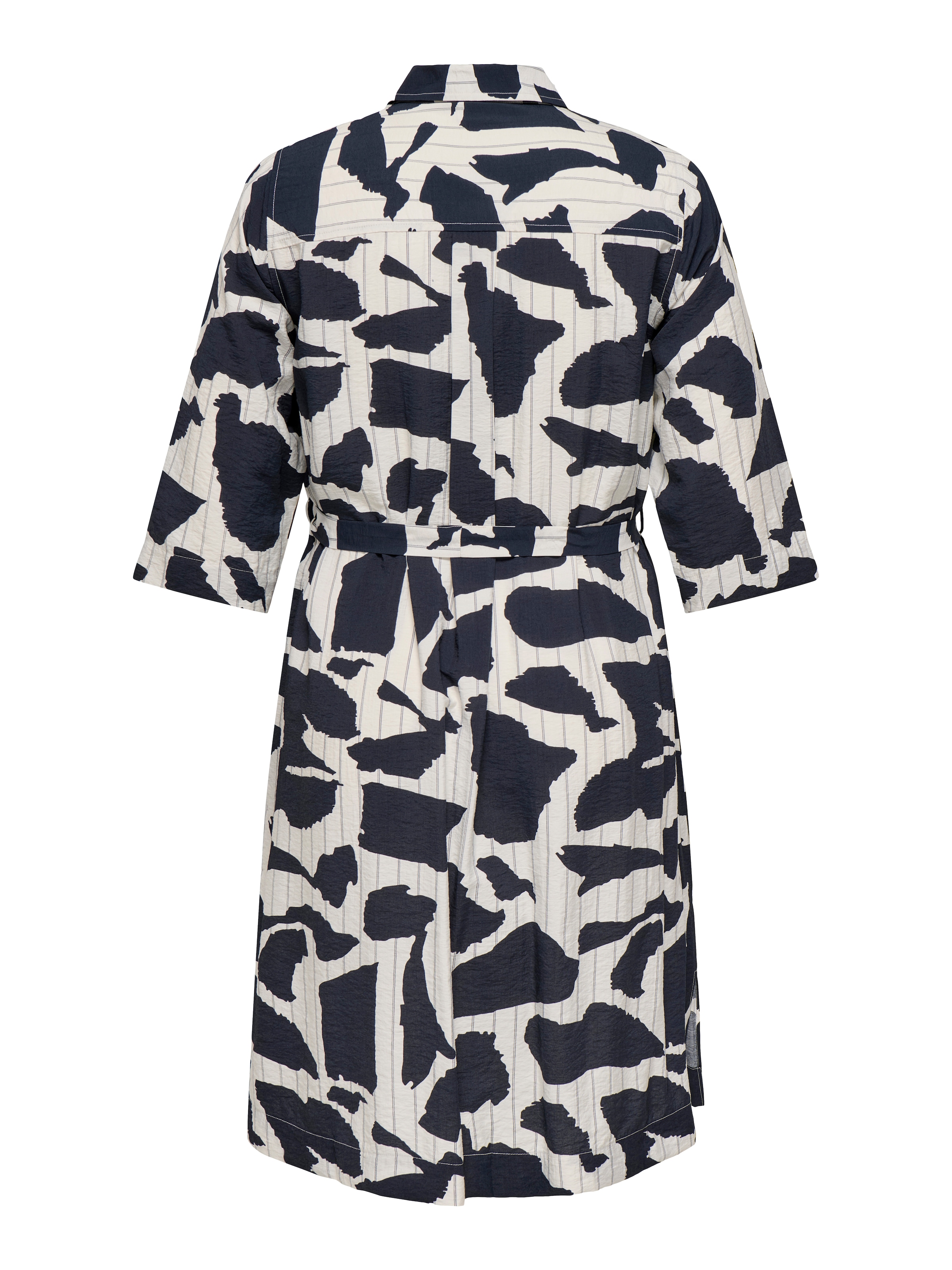 ONLY CARMAKOMA Sommerkleid »CARMISIA LIFE 3/4 BLK SHIRT DRESS WVN«