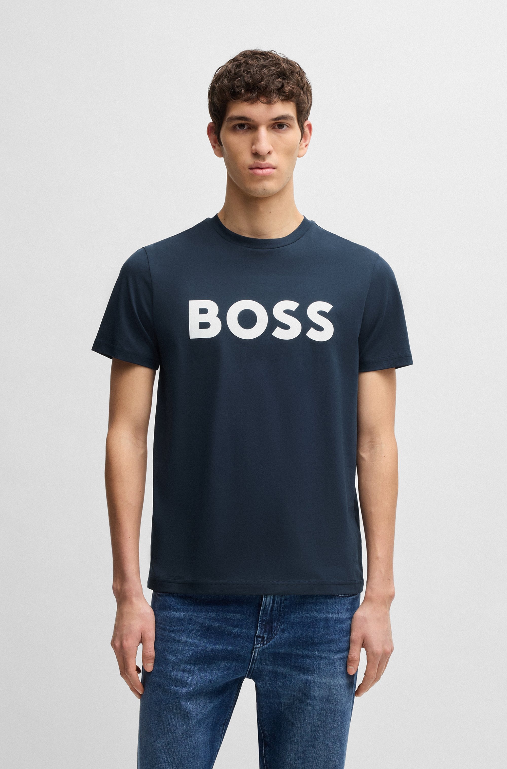 BOSS ORANGE T-Shirt »Thinking«, (1 tlg.), mit Logodruck