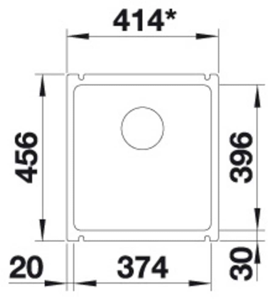 Blanco Küchenspüle »SUBLINE 375-U« 1 Stk. tlg. erhältlich in mehreren Farben