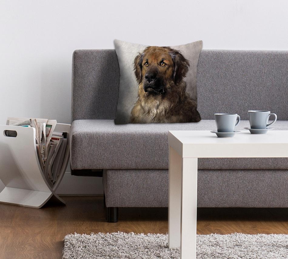 queence Dekokissen »Hovawart« Kissenhülle ohne Füllung, 1 Stück