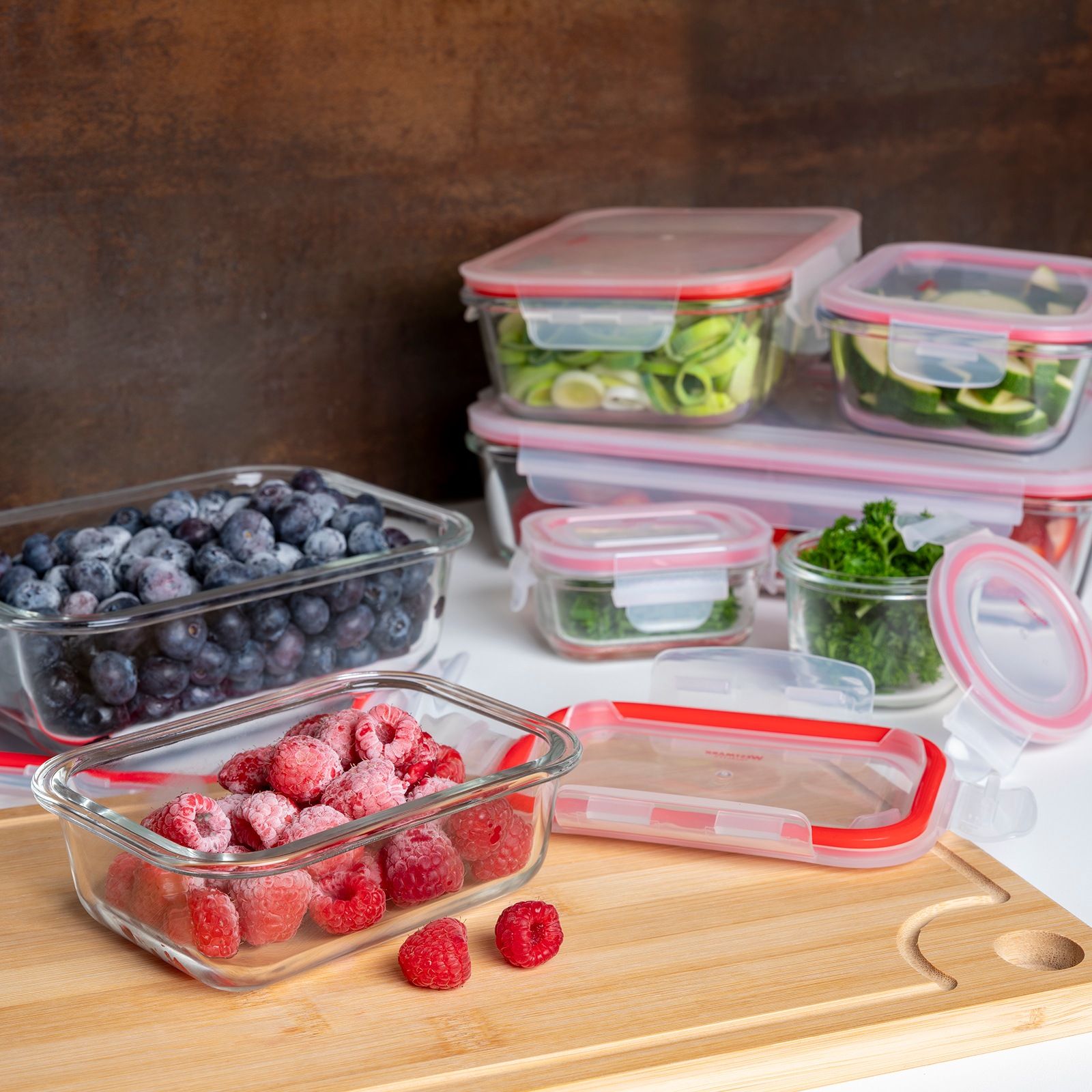 Thumbnail - WESTMARK Frischhaltedose "Glas-Frischhaltedose, 1520 ml" 1 Stk. tlg. mikrowellen- und ofenfest