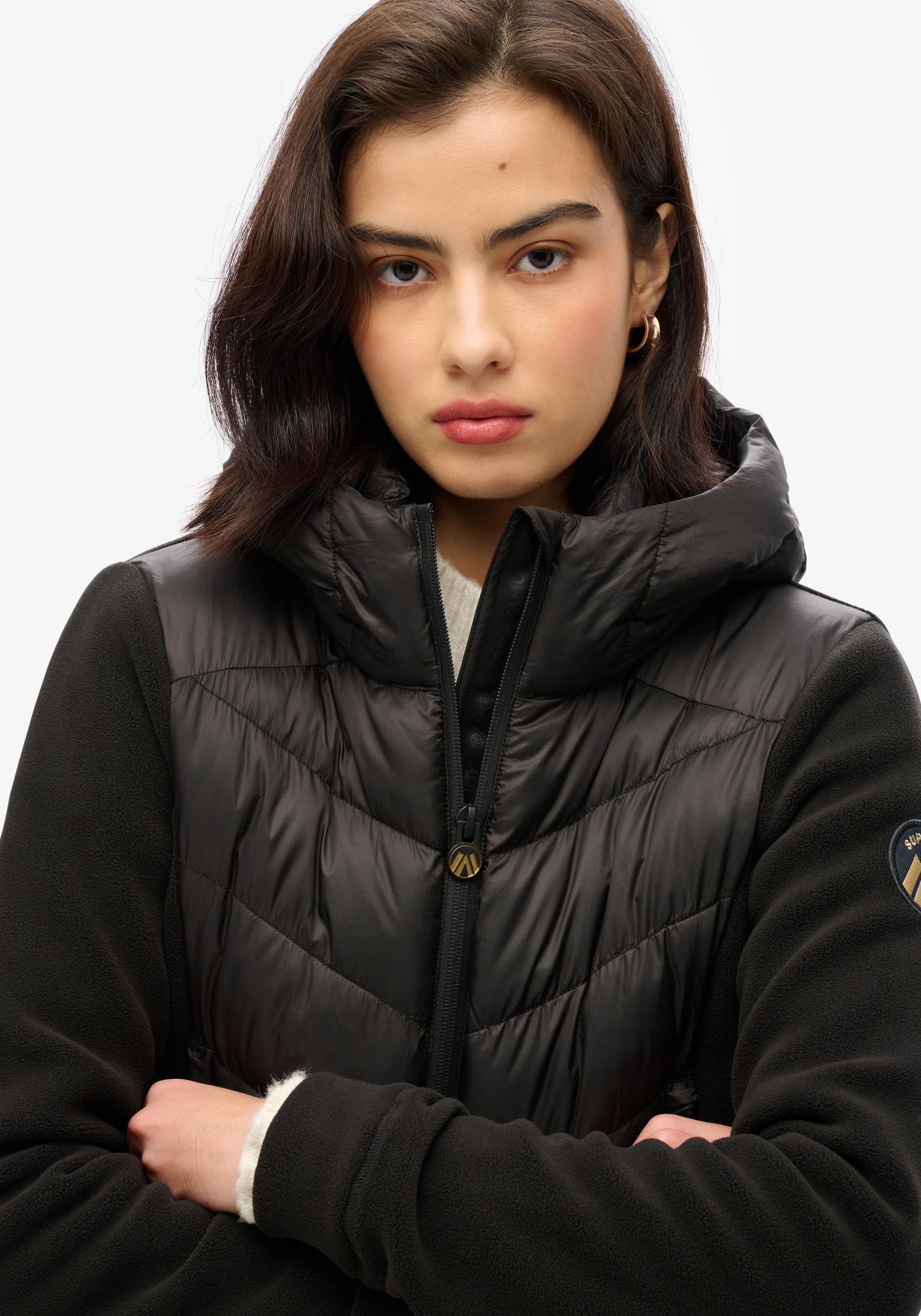 Superdry "HOODED STORM FLEECE JKT" mit Kapuze günstig online kaufen