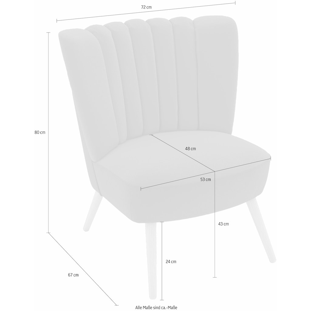 Max Winzer® Sessel »build-a-chair Aspen«