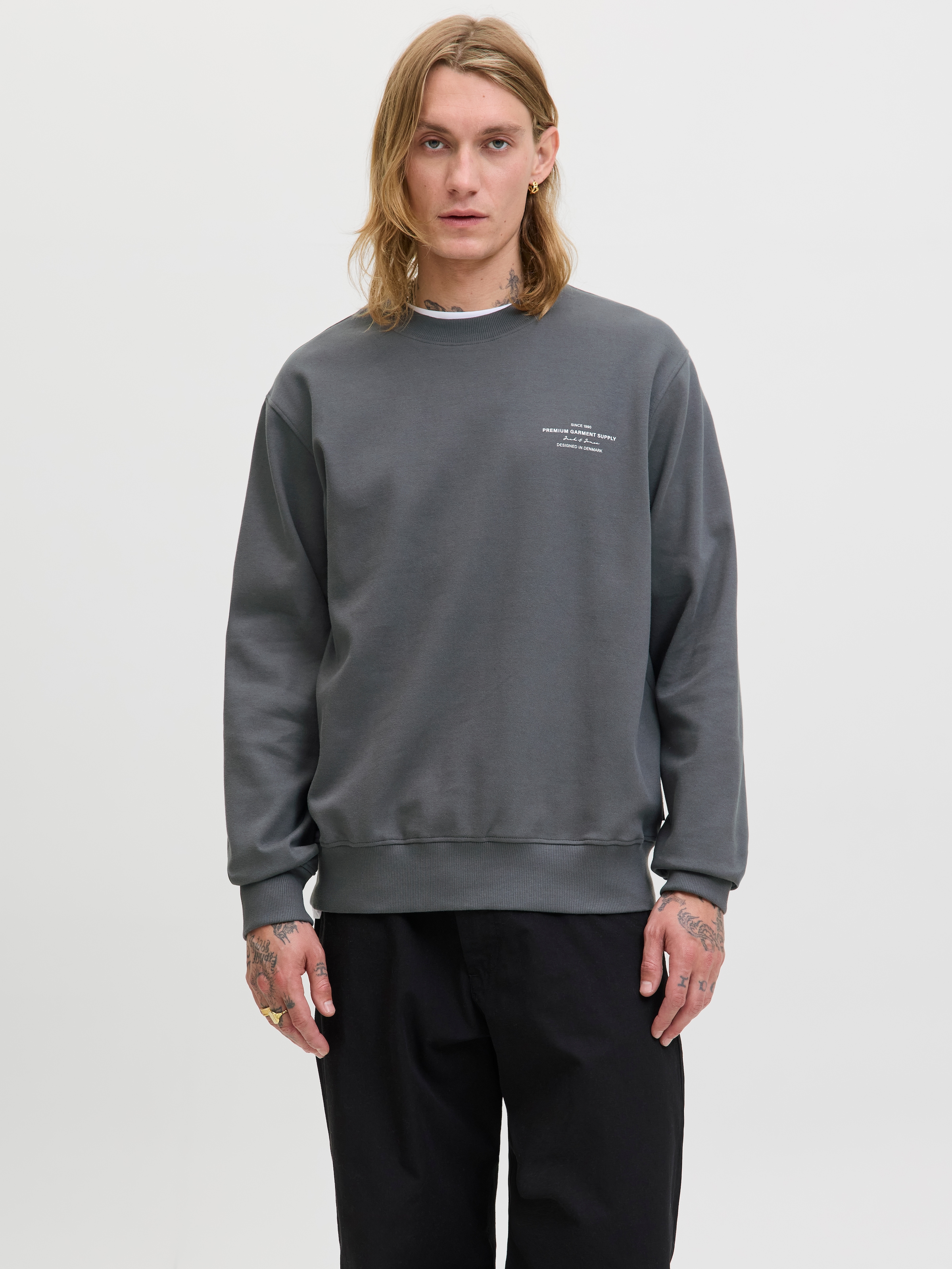 Jack & Jones Sweatshirt "JPRBLACHAD BRANDING SWEAT CREW NECK LN" günstig online kaufen